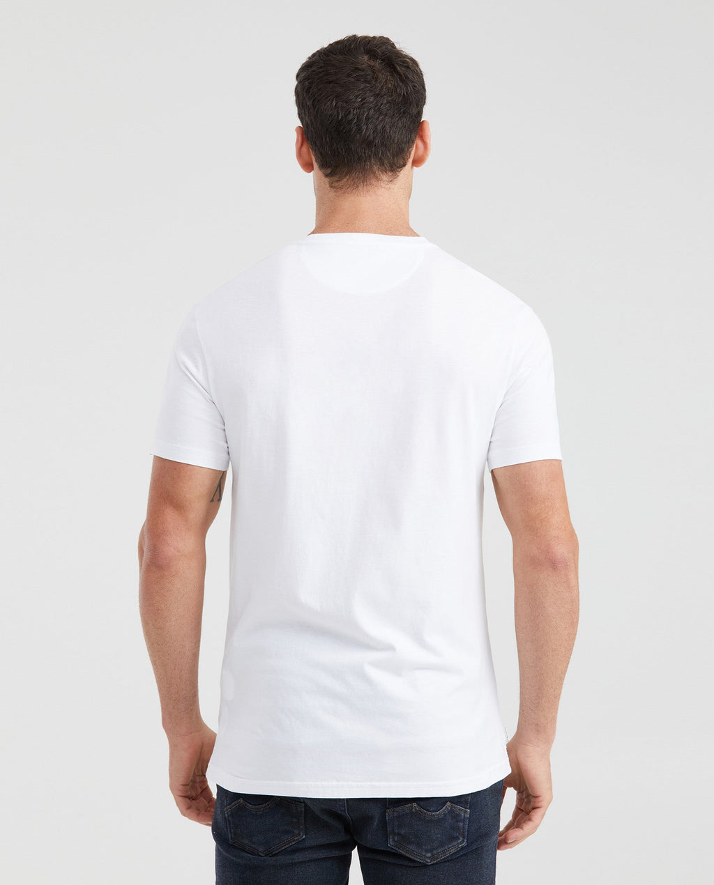 Men's Slim Fit Graphic T-Shirt Print Front Side Details 100% Cotton - 4