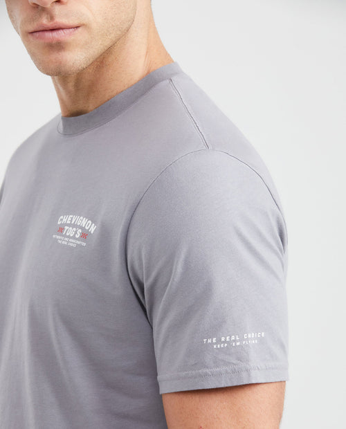 Men's Classic Fit Graphic T-Shirt Front-Back Print in Cotton - 2