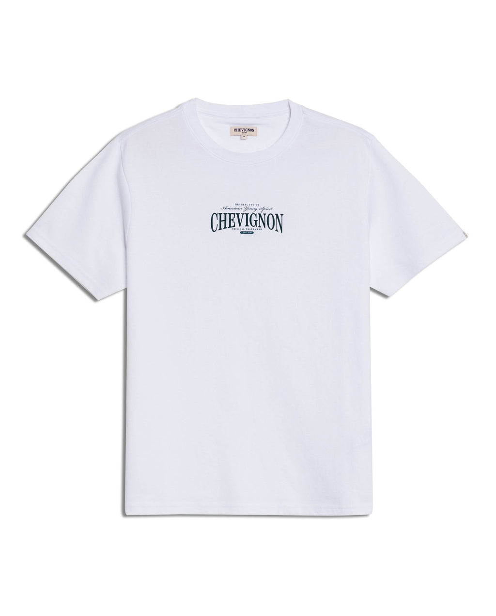 Mens T-Shirt Slim Fit Short Sleeve Cotton Polyester High Density Graphic Center Print Tactile Relief - White 63_641H002_BLA110601_3