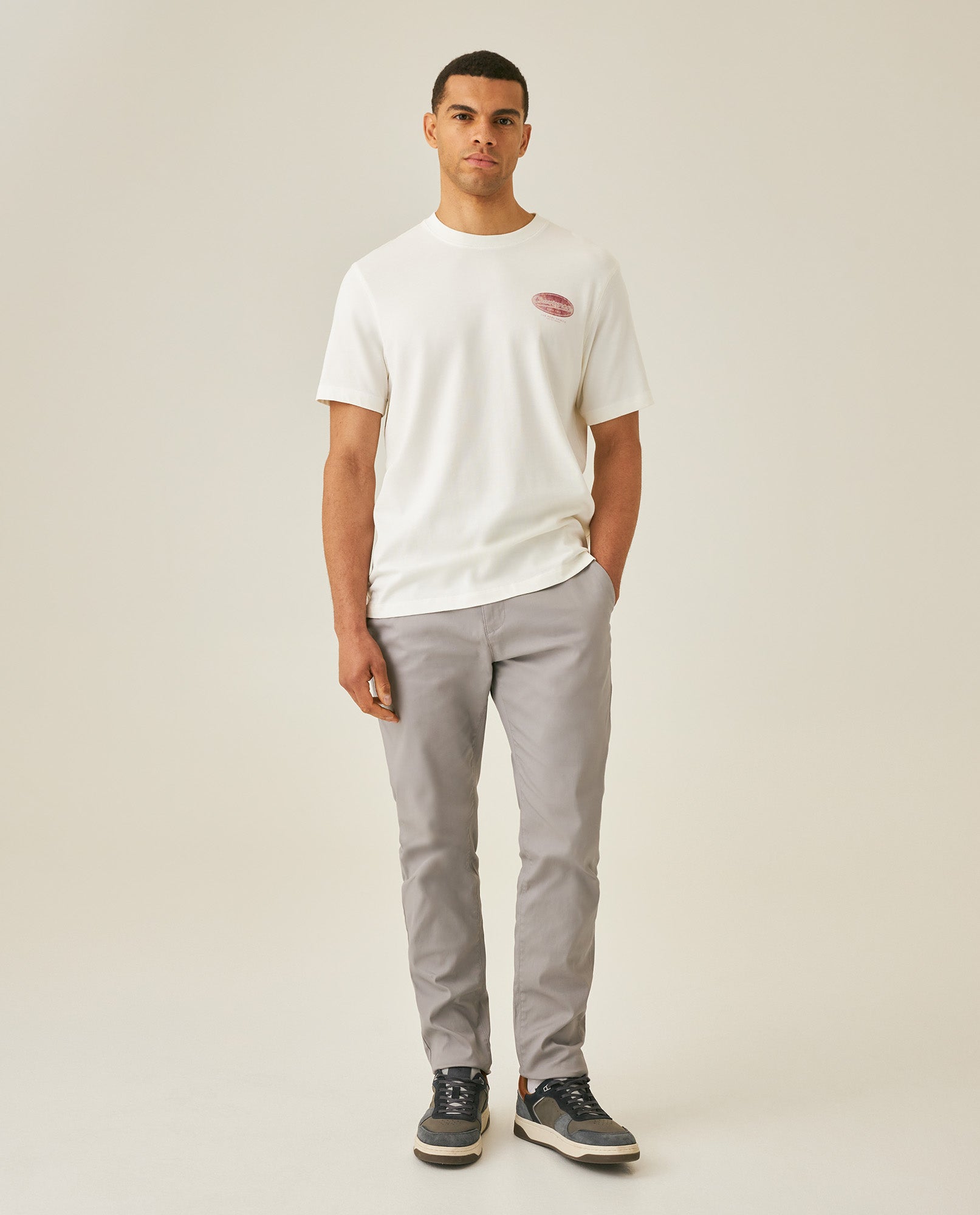 Mens Rodeo T-Shirt Classic Fit Short Sleeve Cotton Jersey Varsovia Medium Weight Decorative Seams Localized Print - Raw 63_641H701_CRU141106_4