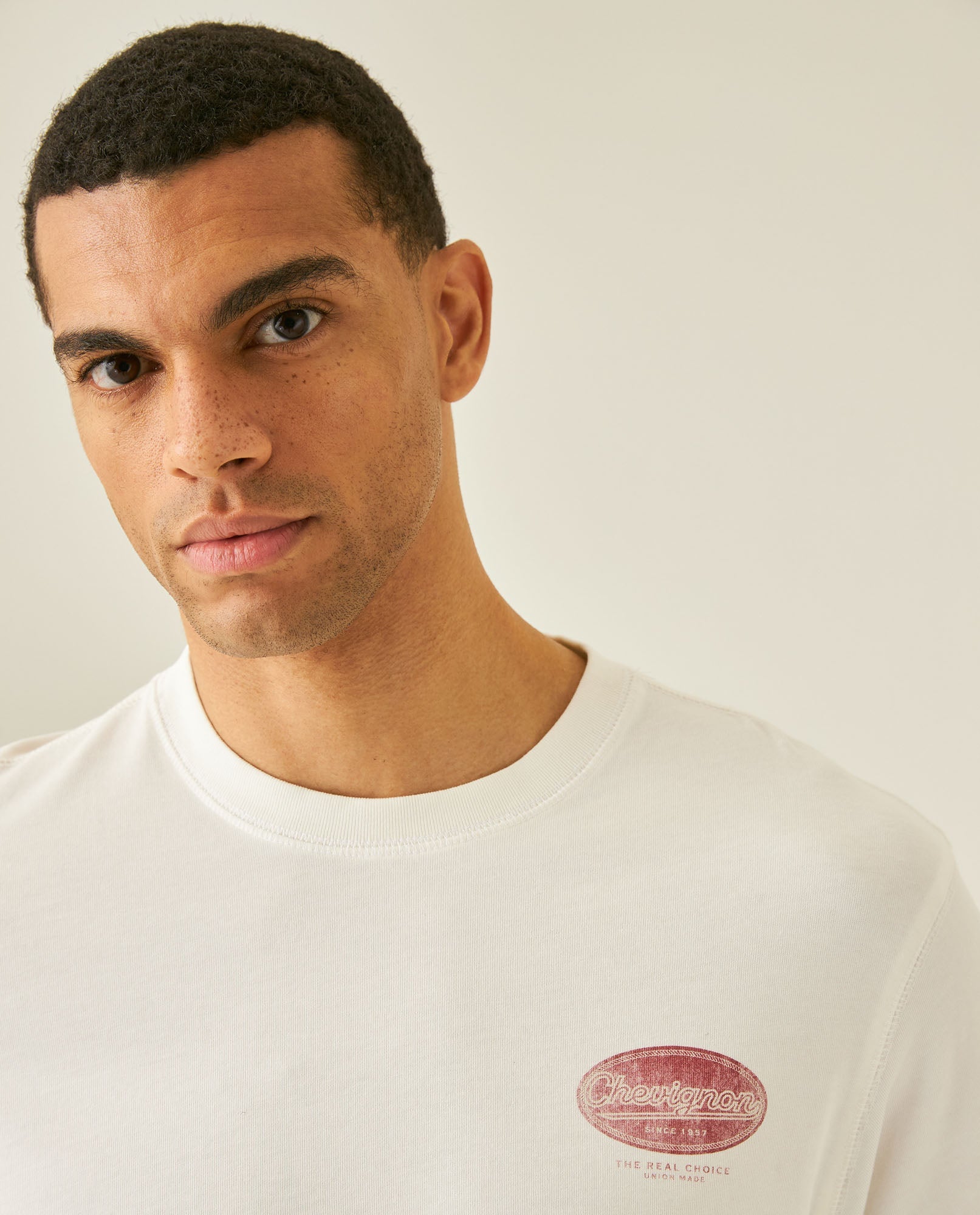 Mens Rodeo T-Shirt Classic Fit Short Sleeve Cotton Jersey Varsovia Medium Weight Decorative Seams Localized Print - Raw 63_641H701_CRU141106_5