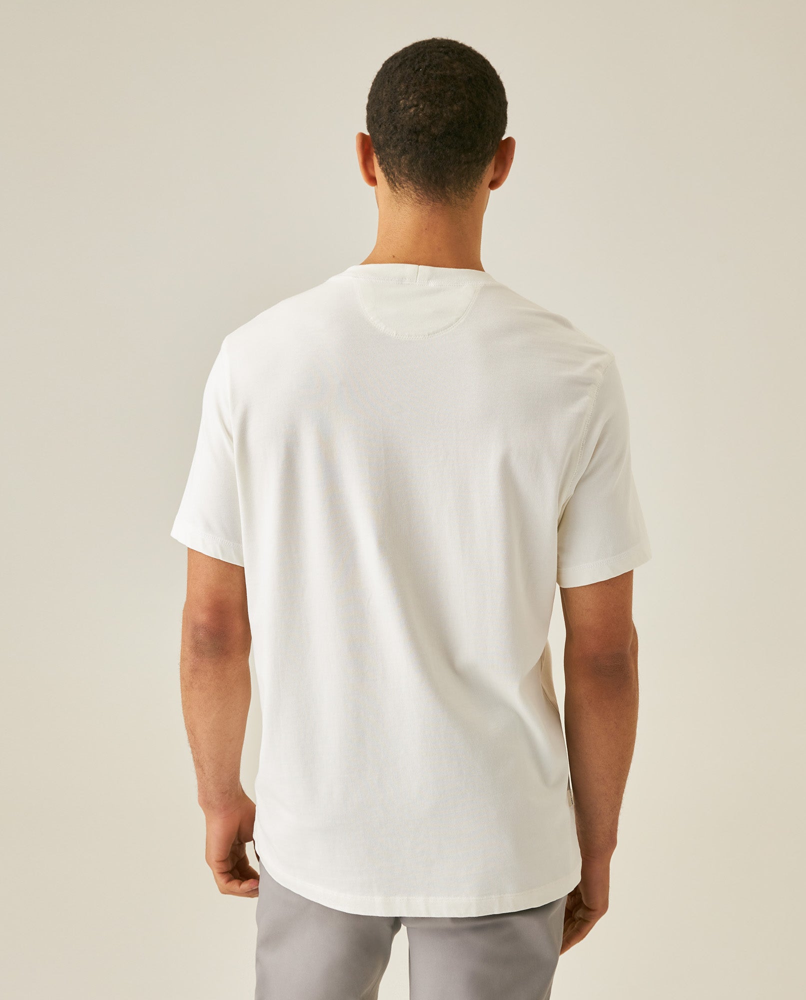 Mens Rodeo T-Shirt Classic Fit Short Sleeve Cotton Jersey Varsovia Medium Weight Decorative Seams Localized Print - Raw 63_641H701_CRU141106_6