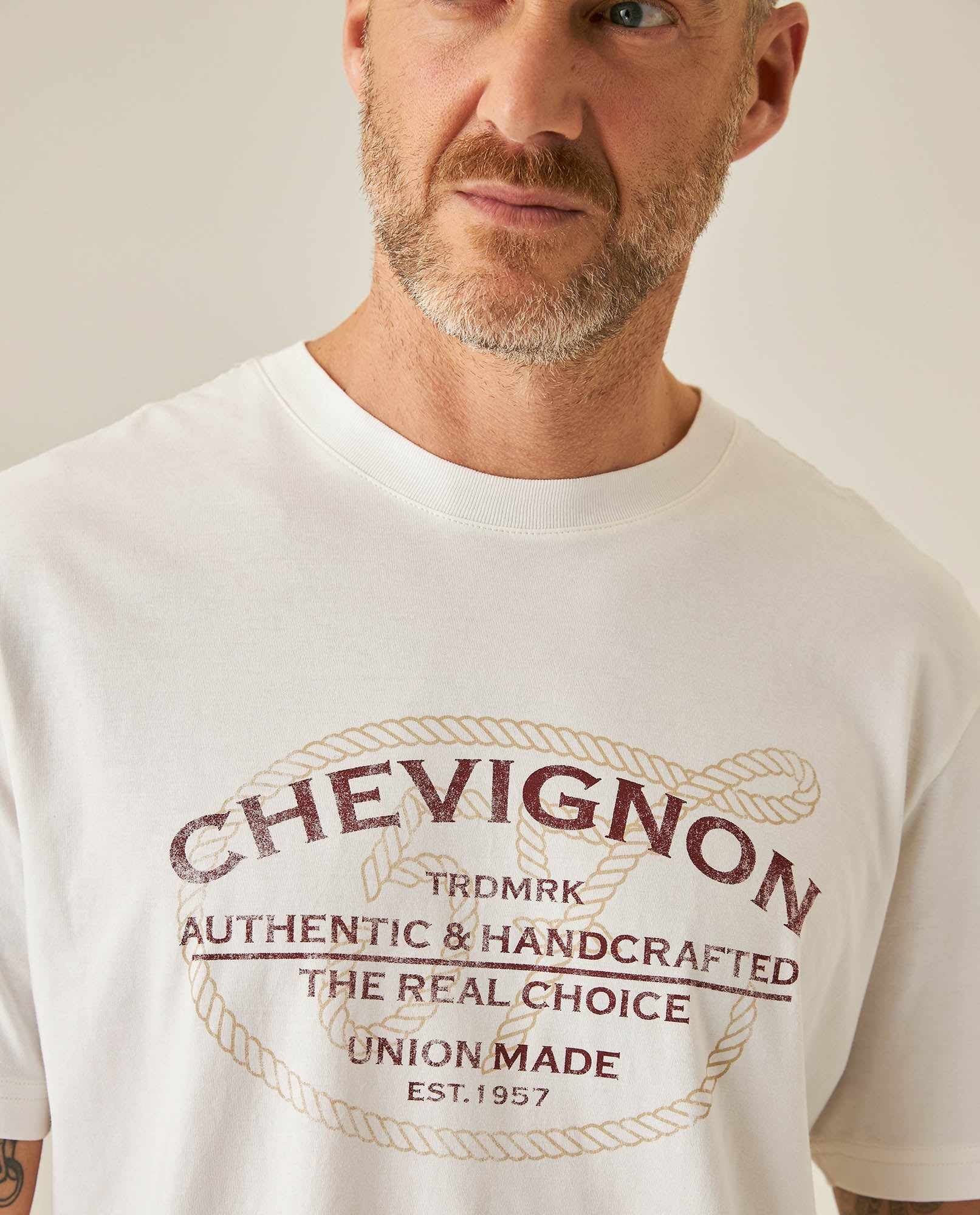 Mens Rodeo T-Shirt Slim Fit Short Sleeve Cotton Jersey Nazca Medium Weight Front Back Graphics - Raw 63_641H702_CRU110606_5