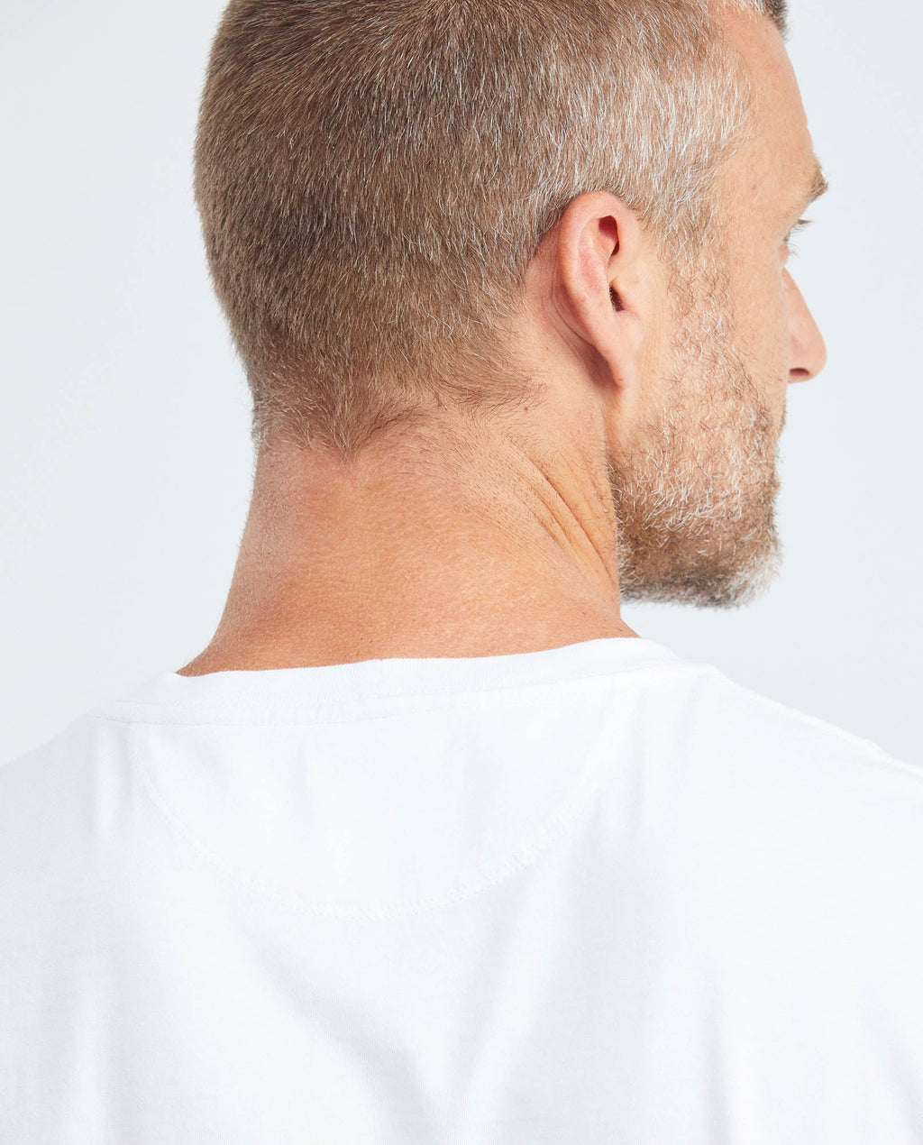 Men's Slim Fit T-Shirt Ribbed Crew Neck Textile Graphic 100% Cotton - 5