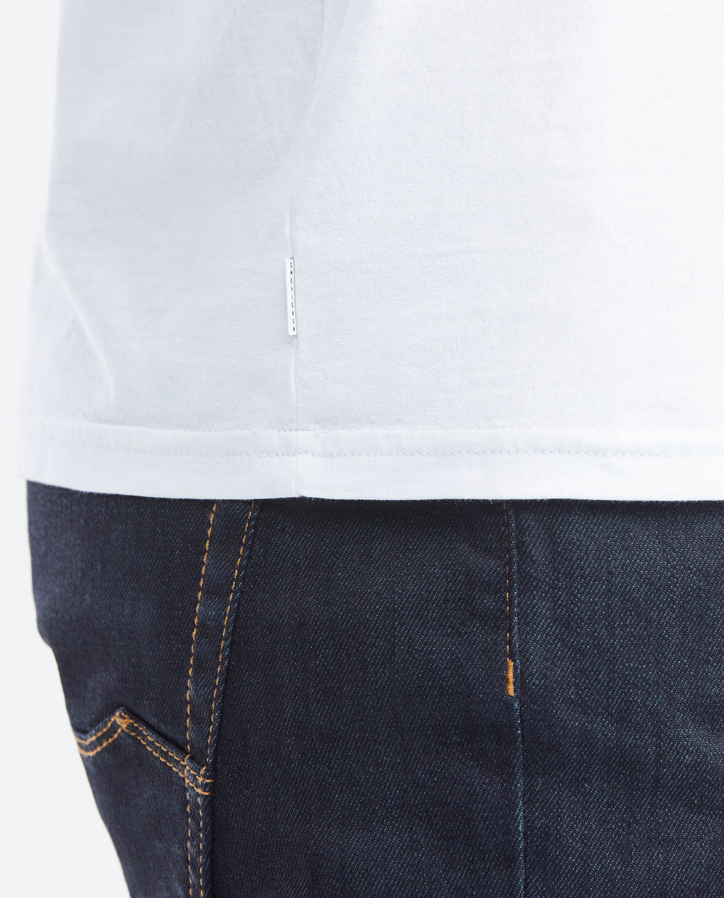 Men's Slim Fit T-Shirt Ribbed Crew Neck Textile Graphic 100% Cotton - 6