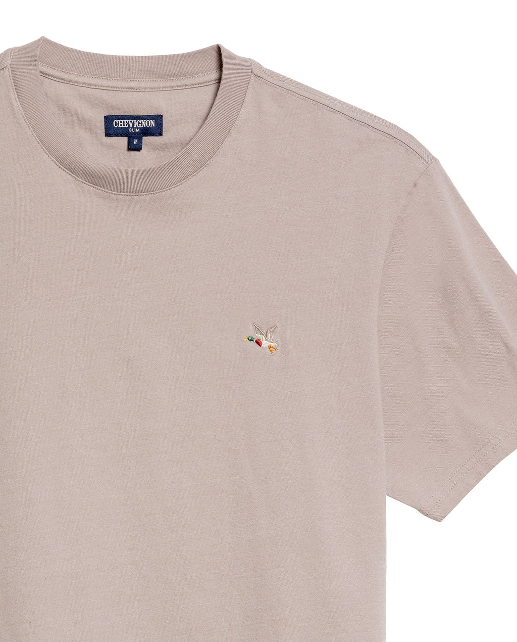 Men's Slim Fit Crew Neck T-shirt in Cotton Stretch Blend, Navigate - 7