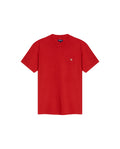 Men's Slim Fit Crew Neck T-shirt in Cotton Stretch Blend, Navigate - 1
