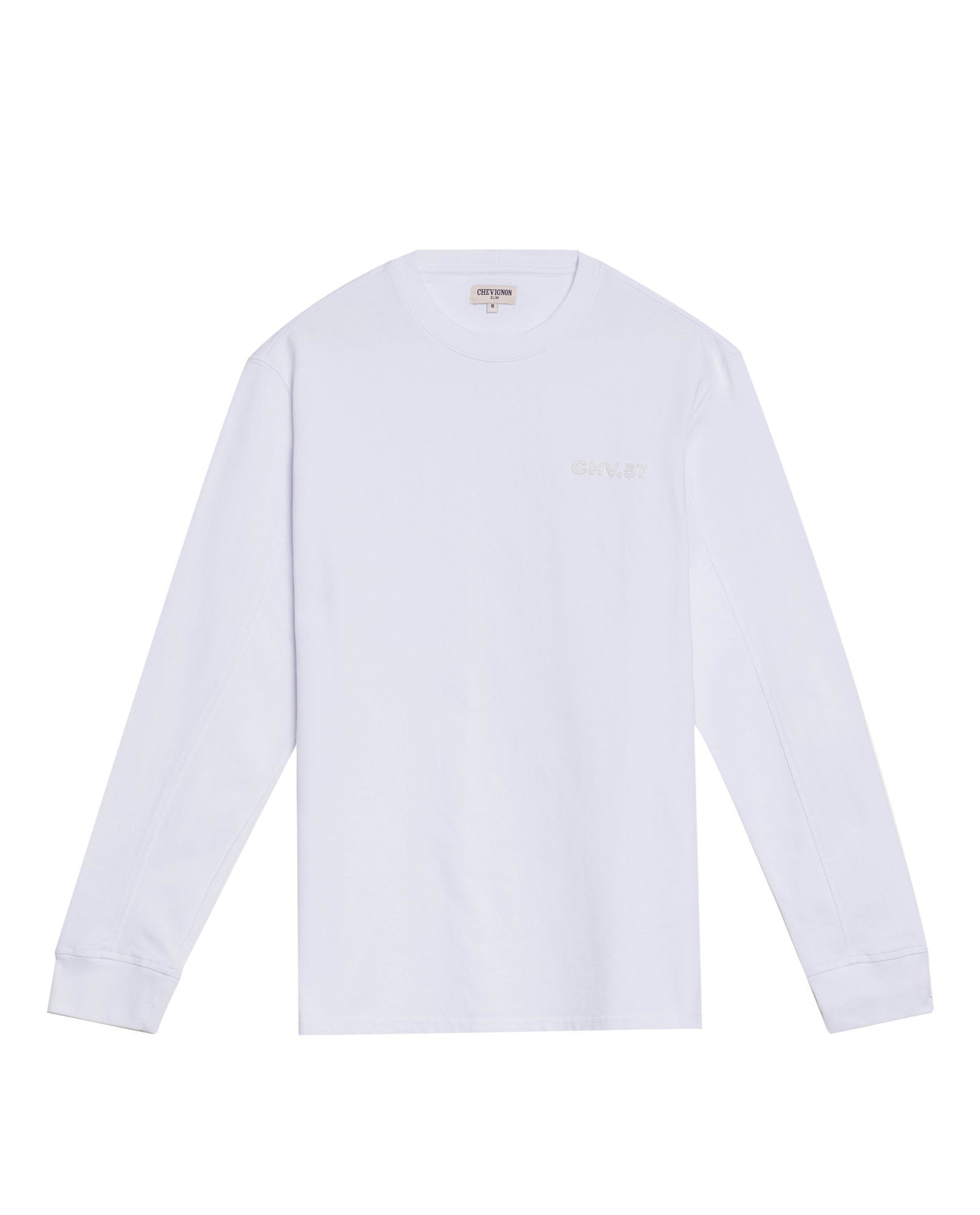 Men's Classic Fit Long Sleeve T-shirt in Cotton, Voyage - 1