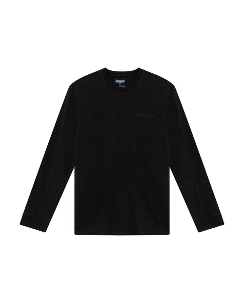 Men's Classic Fit Long Sleeve T-shirt in Cotton, Voyage - 1