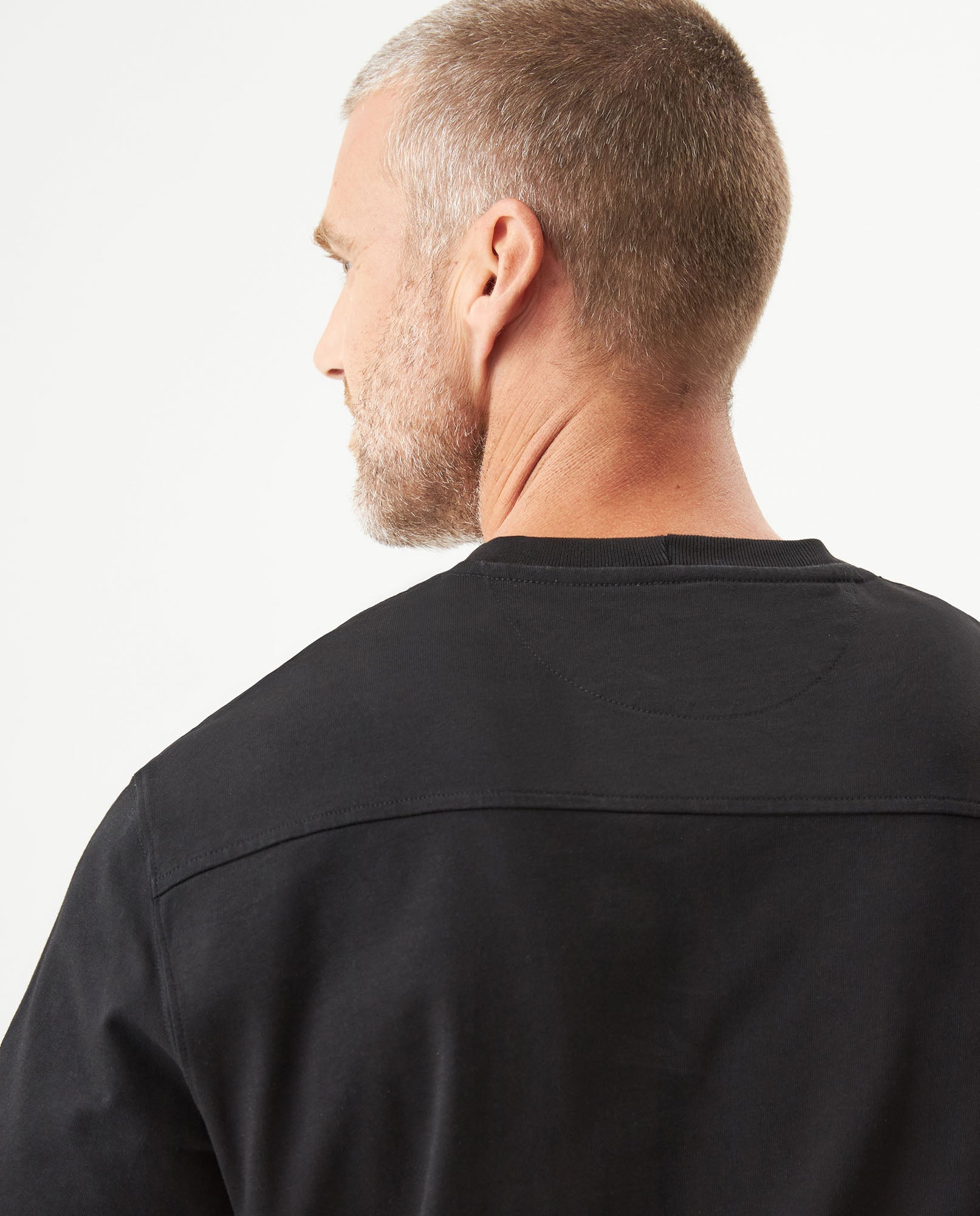 Men's Classic Fit Long Sleeve T-shirt in Cotton, Voyage - 6