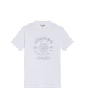 Men's Graphic Slim Fit T-shirt in Cotton, Harbor - 1