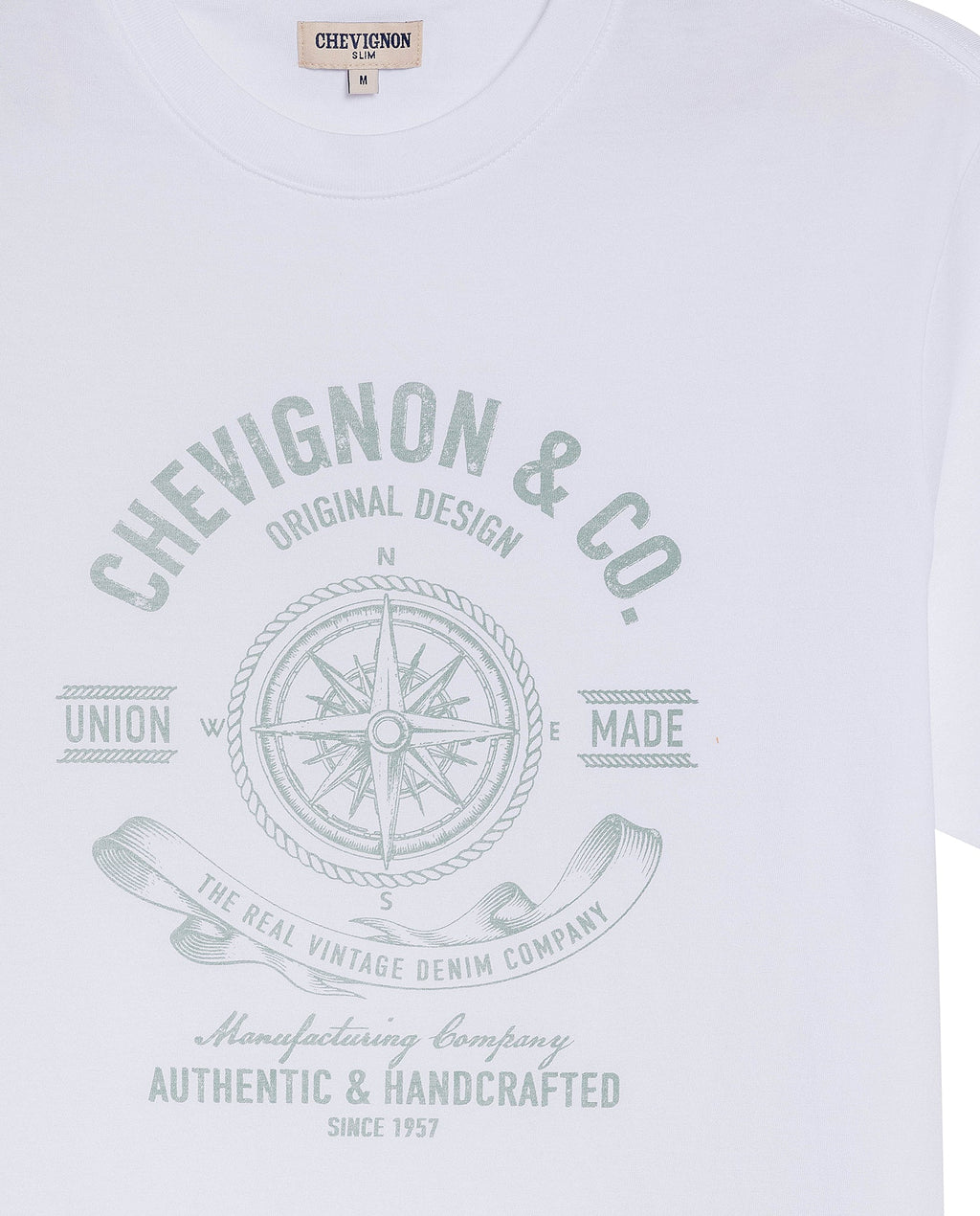 Men's Graphic Slim Fit T-shirt in Cotton, Harbor - 7