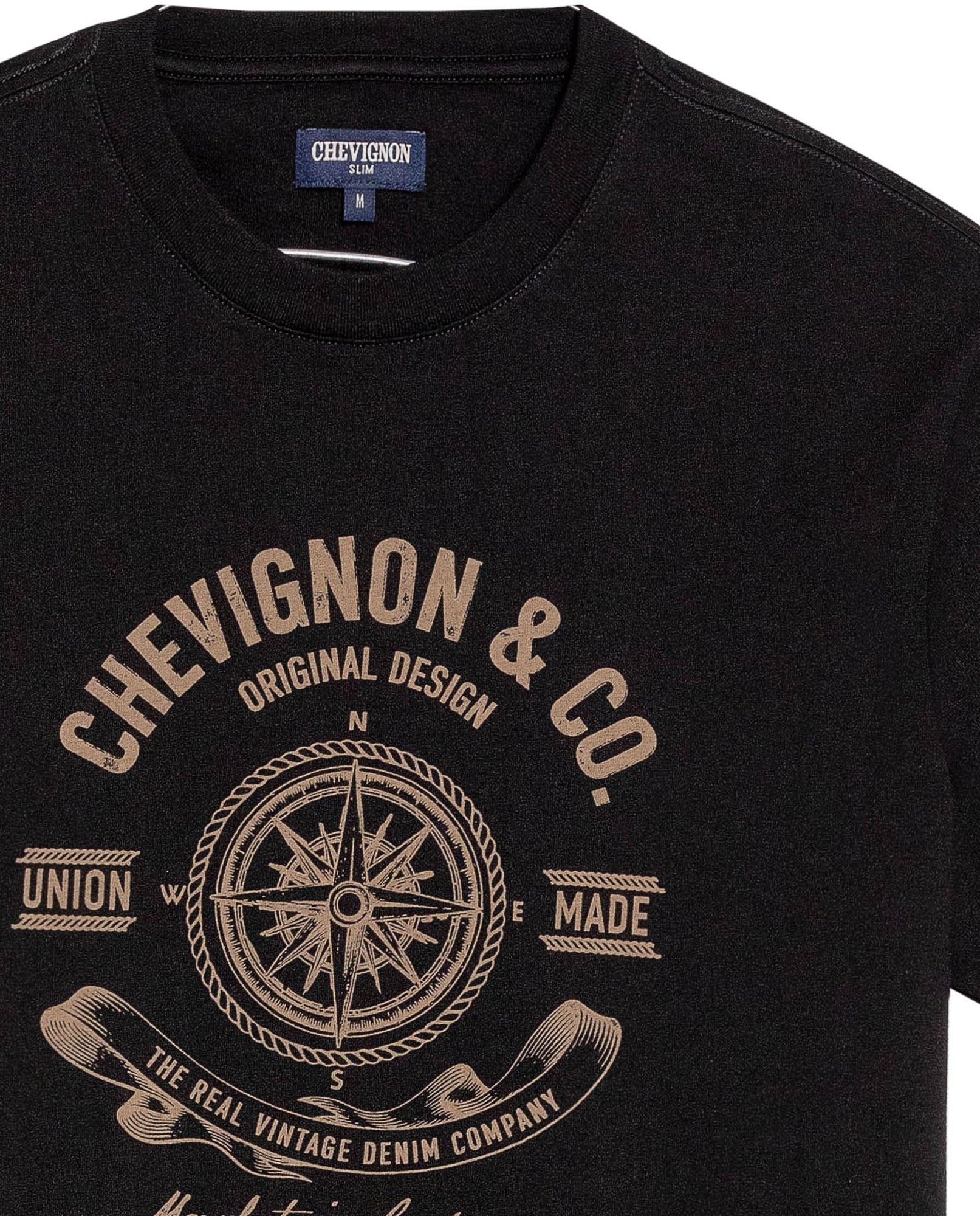 Men's Graphic Slim Fit T-shirt in Cotton, Harbor - 7