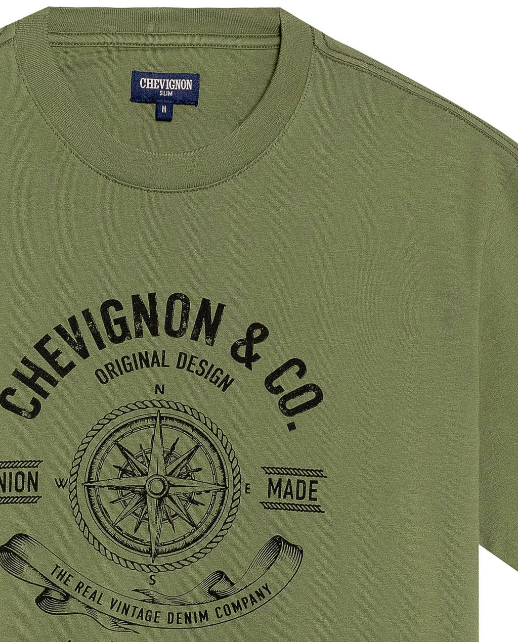 Men's Graphic Slim Fit T-shirt in Cotton, Harbor - 7