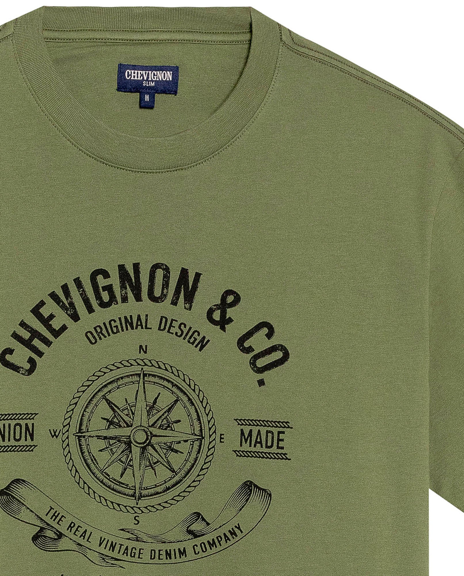 Men's Graphic Slim Fit T-shirt in Cotton, Harbor - 7