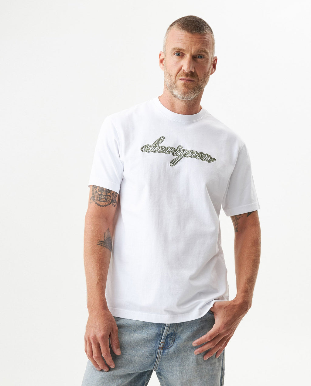 Men's Graphic Classic Fit T-shirt in Cotton, Horizon - 2