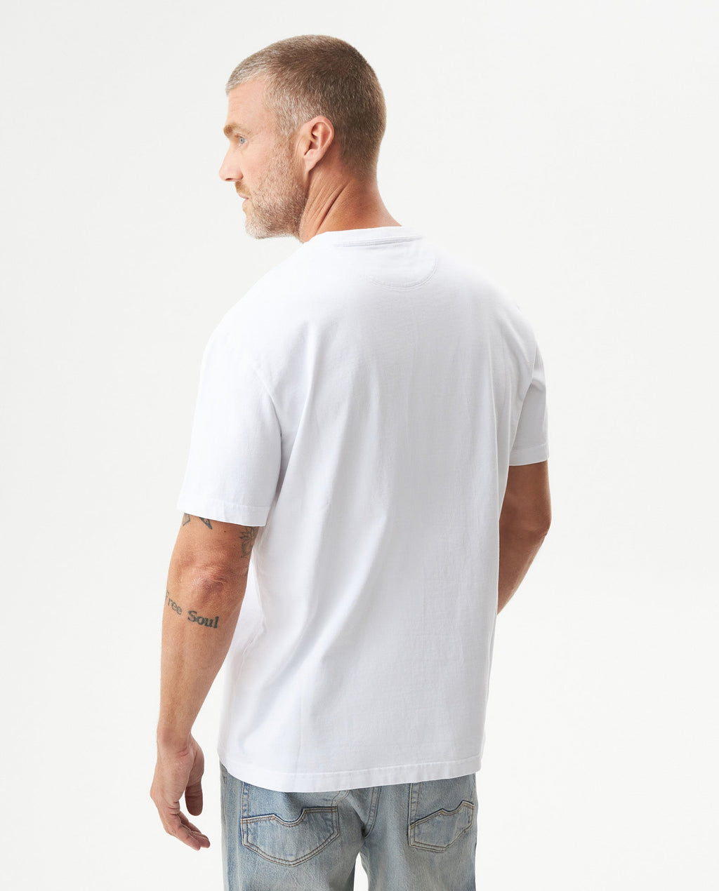 Men's Graphic Classic Fit T-shirt in Cotton, Horizon - 5