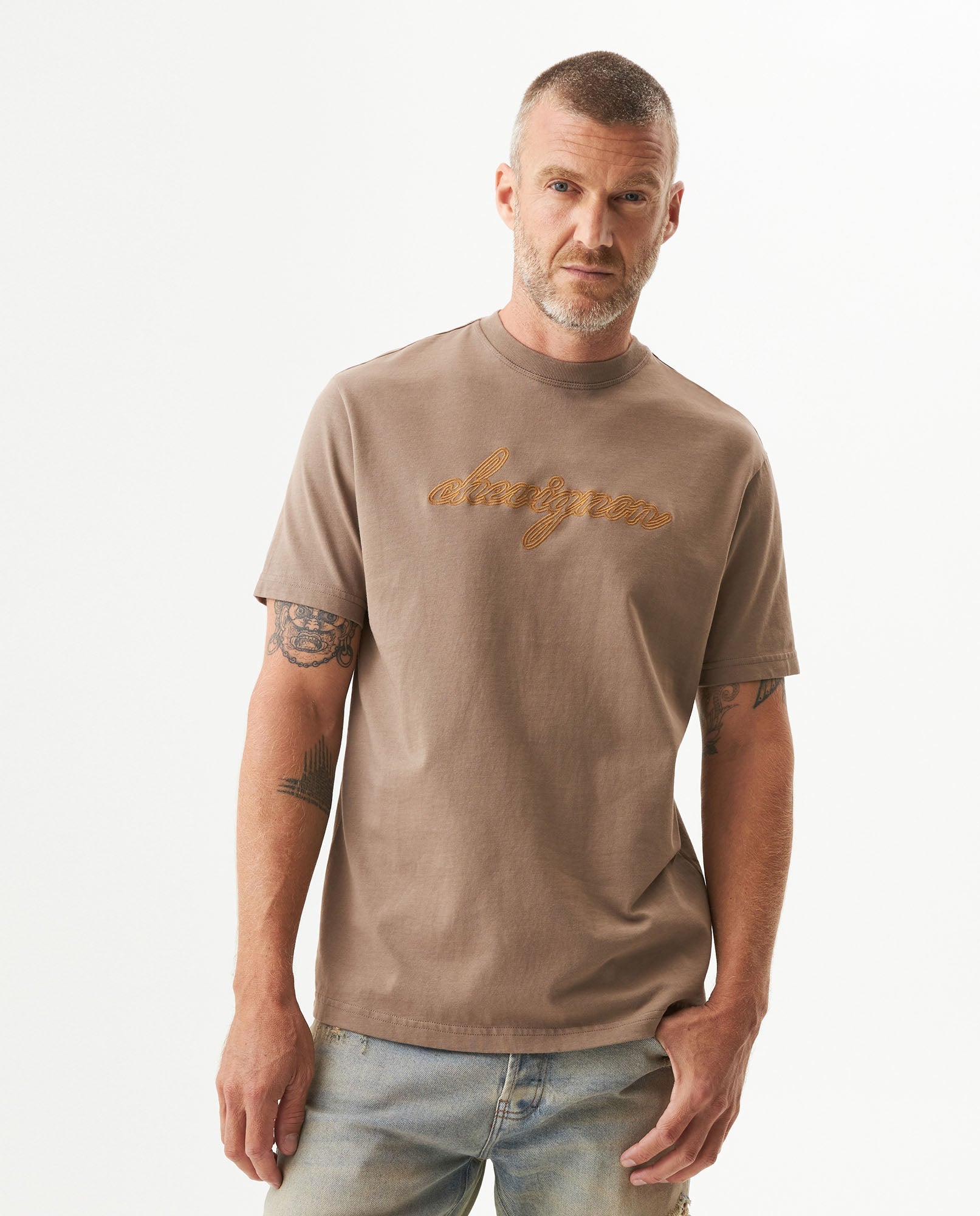 Men's Graphic Classic Fit T-shirt in Cotton, Horizon - 2
