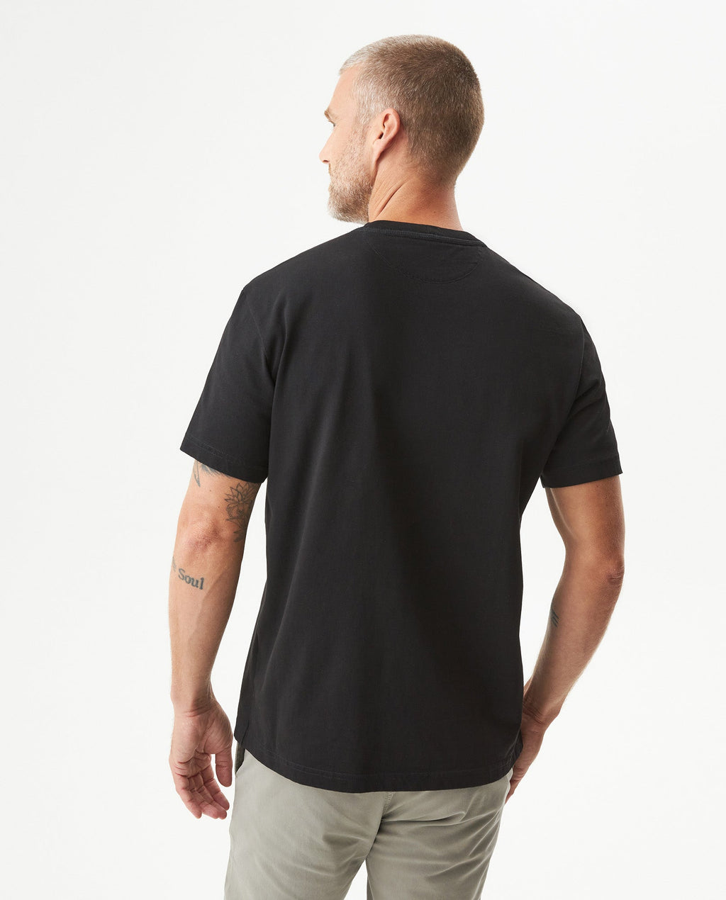 Men's Graphic Classic Fit T-shirt in Cotton, Horizon - 5
