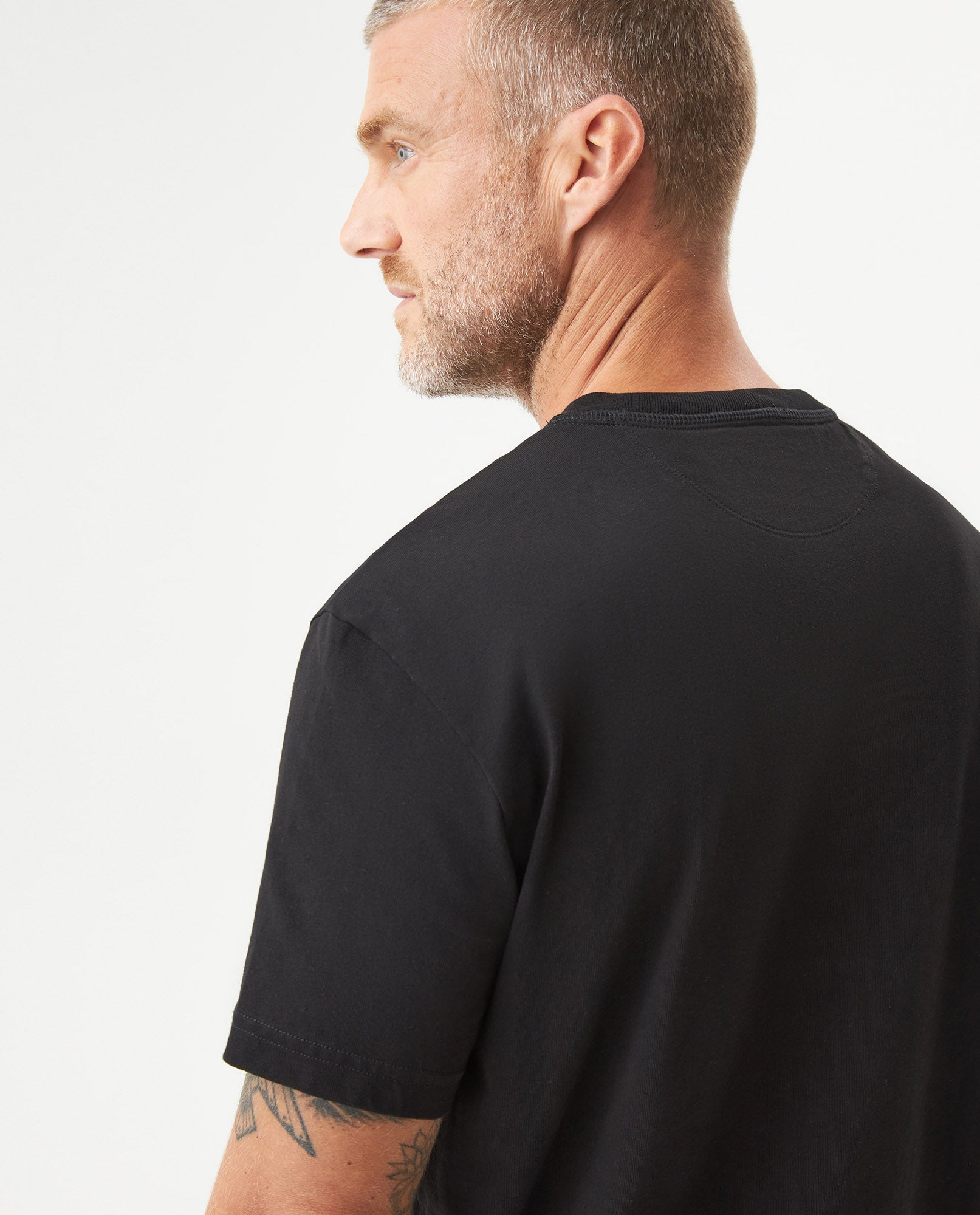 Men's Graphic Classic Fit T-shirt in Cotton, Horizon - 6