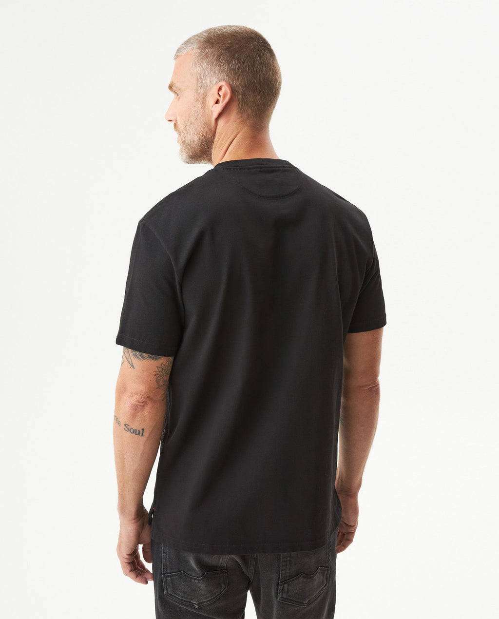 Men's Classic Fit Short Sleeve T-shirt in Cotton, Windward - 5