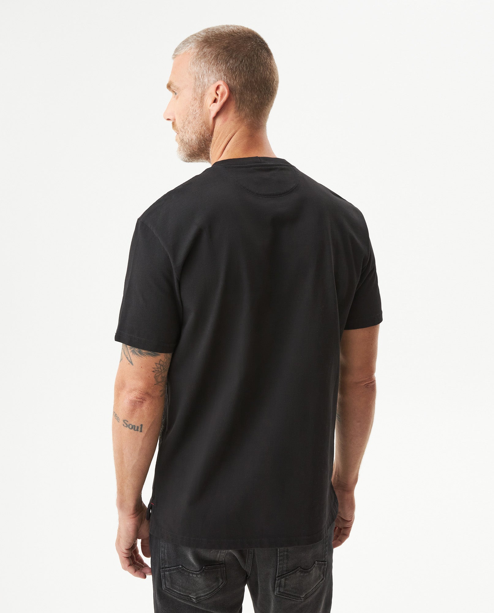 Men's Classic Fit Short Sleeve T-shirt in Cotton, Windward - 5