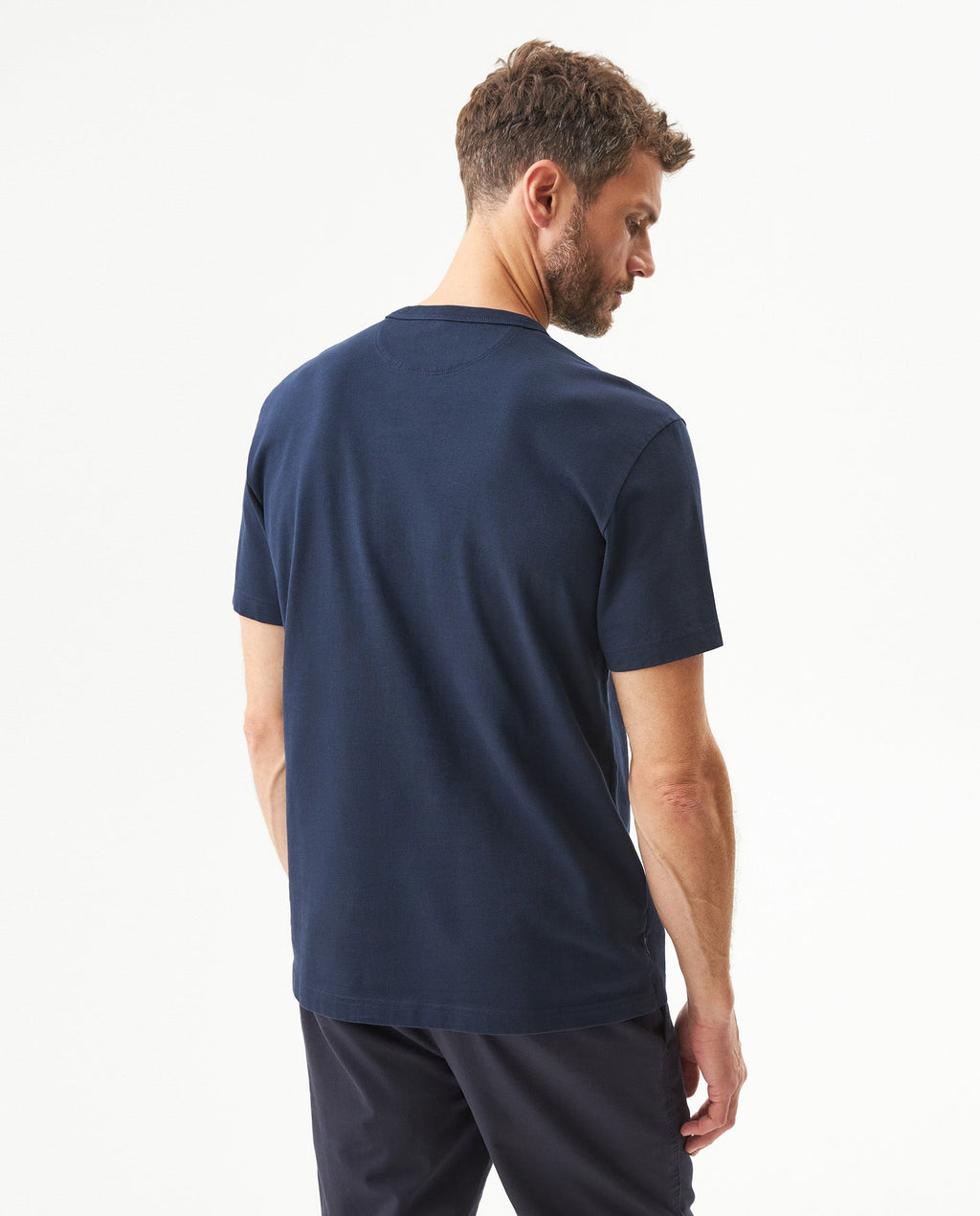 Men's Classic Fit T-shirt in Cotton, Boatyard - 5