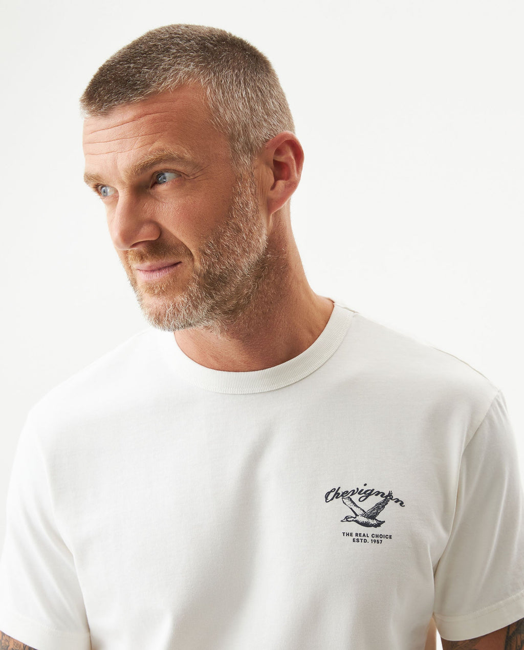 Men's Classic Fit T-shirt in Cotton, Boatyard - 4