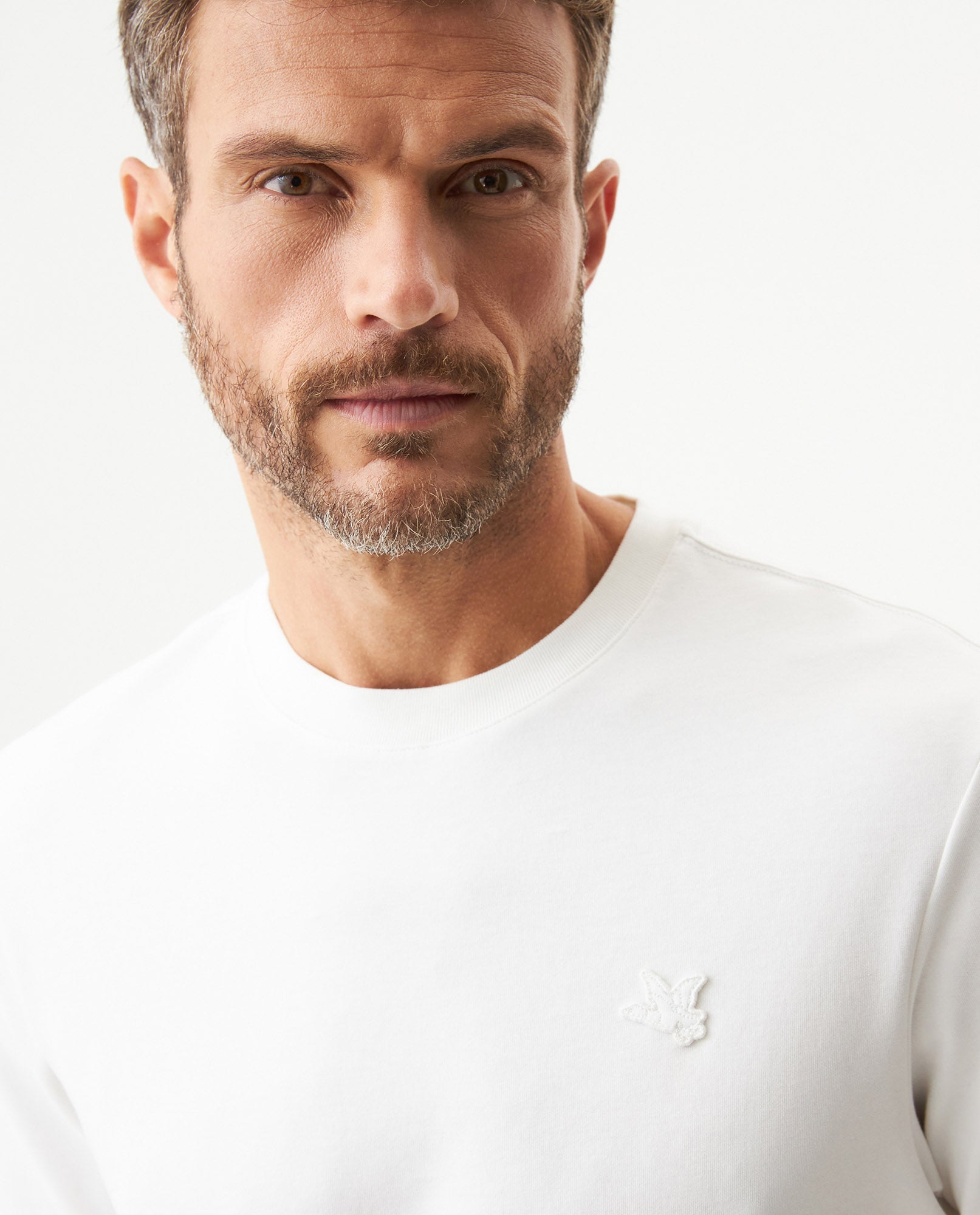 Men's Slim Fit T-shirt in Cotton-Polyester Blend, Waypoint - 4