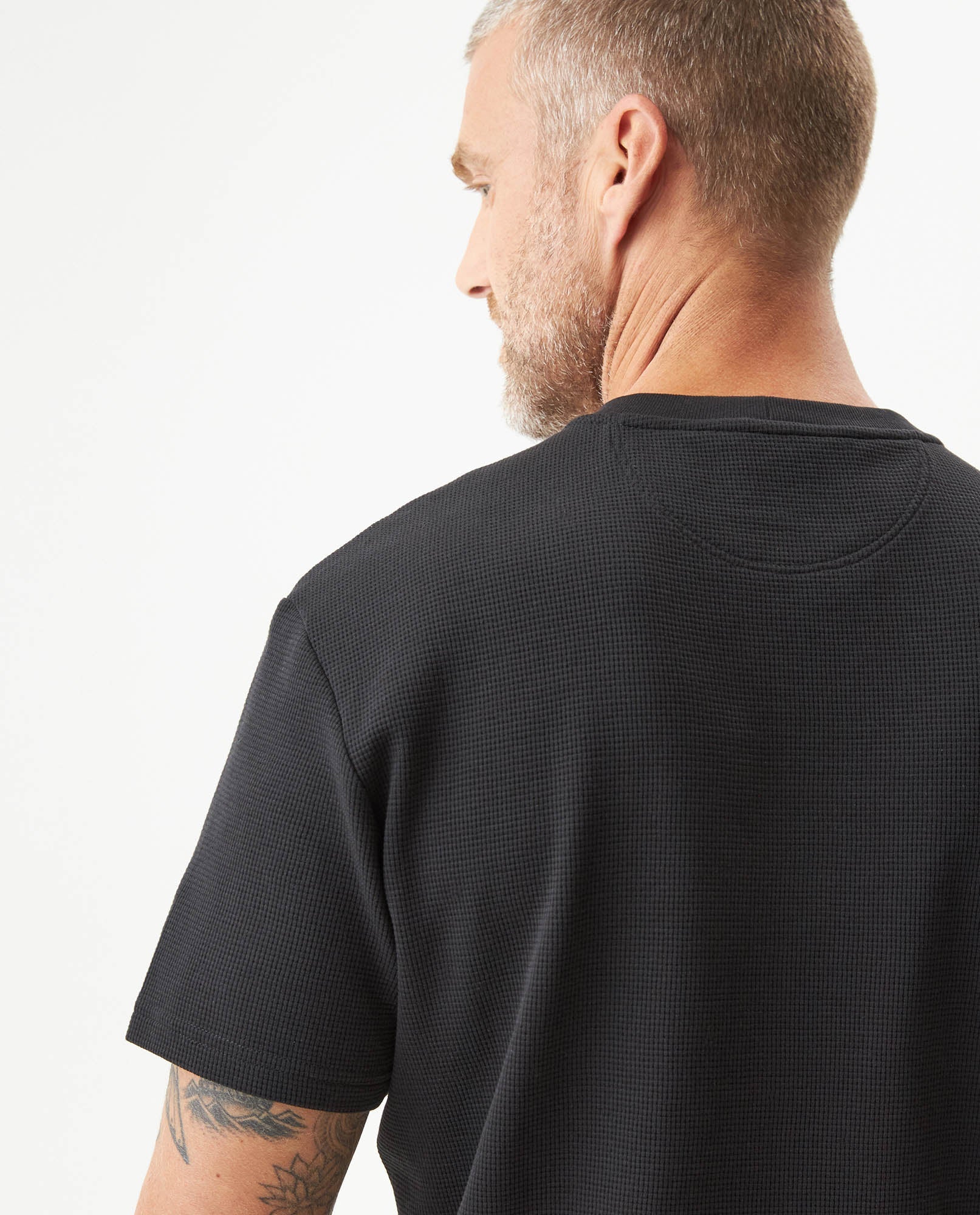 Men's Slim Fit Short Sleeve T-shirt in Cotton-Polyester Blend, Plaza - 5