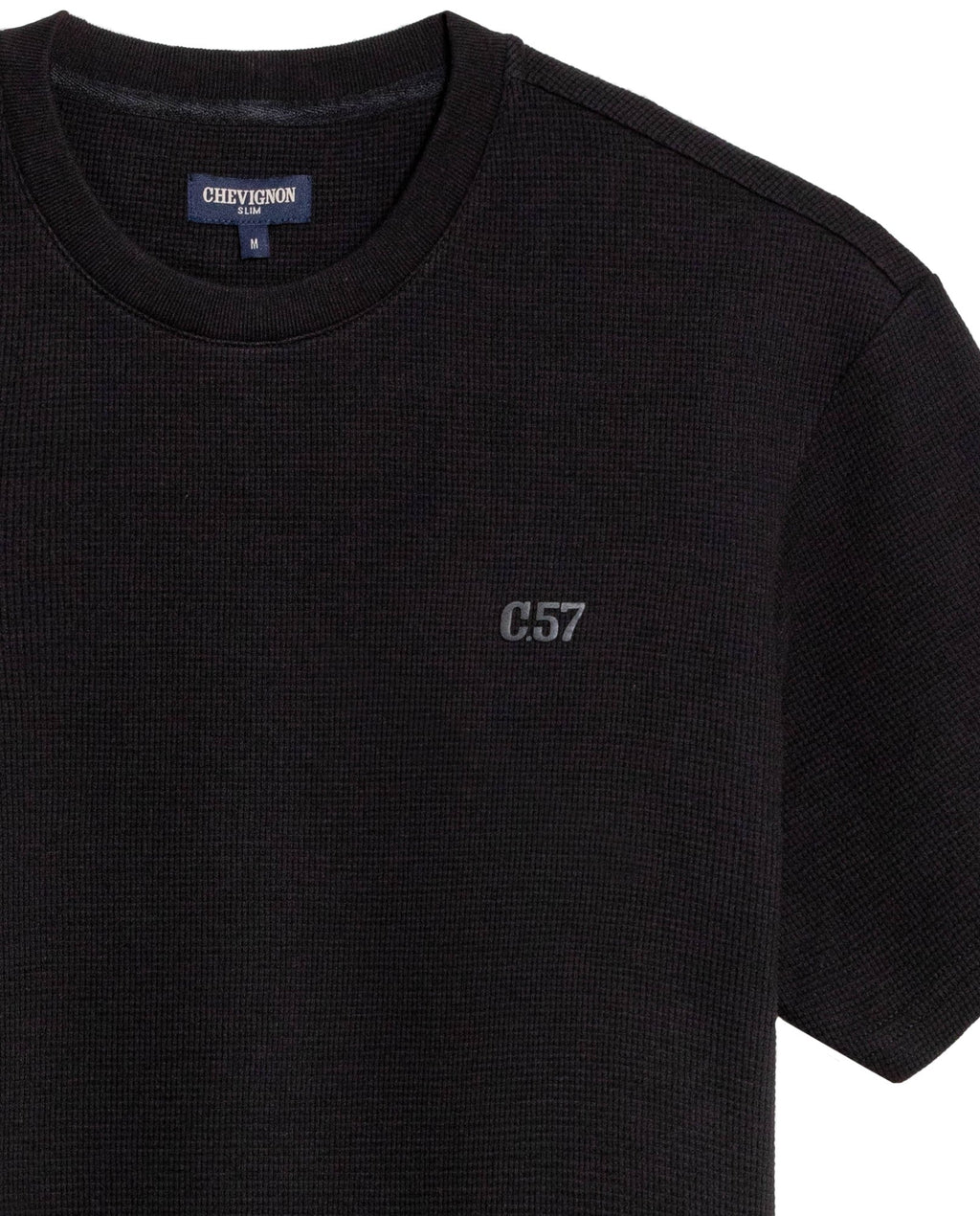 Men's Slim Fit Short Sleeve T-shirt in Cotton-Polyester Blend, Plaza - 6