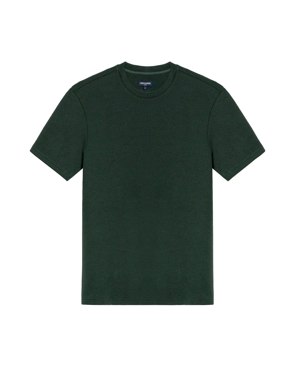 Men's Slim Fit Short Sleeve T-shirt in Cotton-Polyester Blend, Plaza - 1