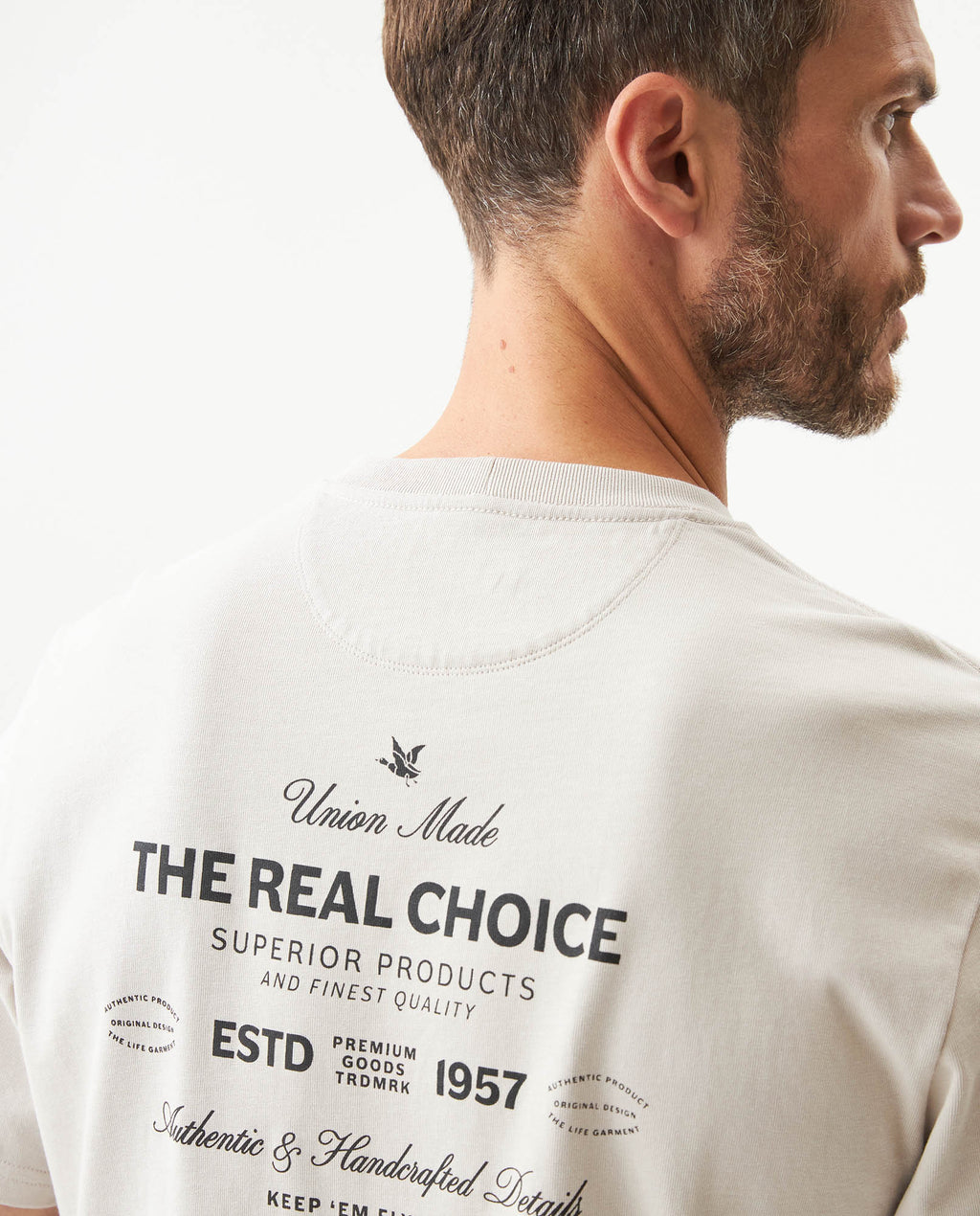 Men's Classic Fit Short Sleeve T-shirt in Cotton, Ballroom - 6