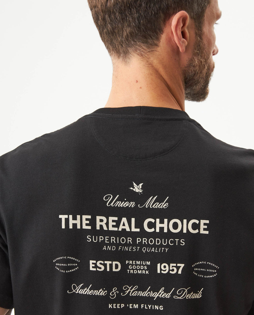 Men's Classic Fit Short Sleeve T-shirt in Cotton, Ballroom - 6