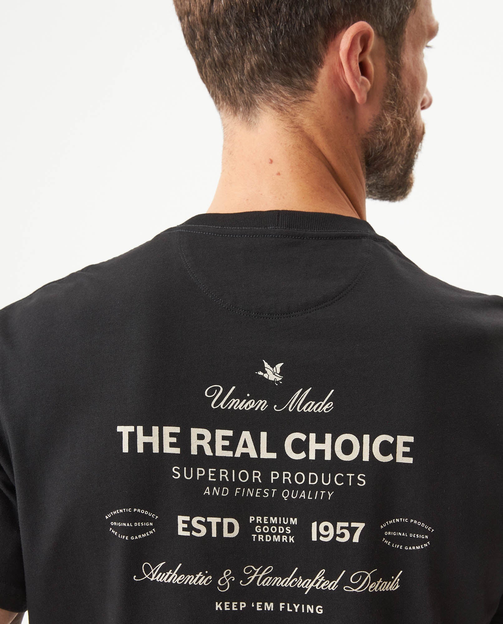 Men's Classic Fit Short Sleeve T-shirt in Cotton, Ballroom - 6