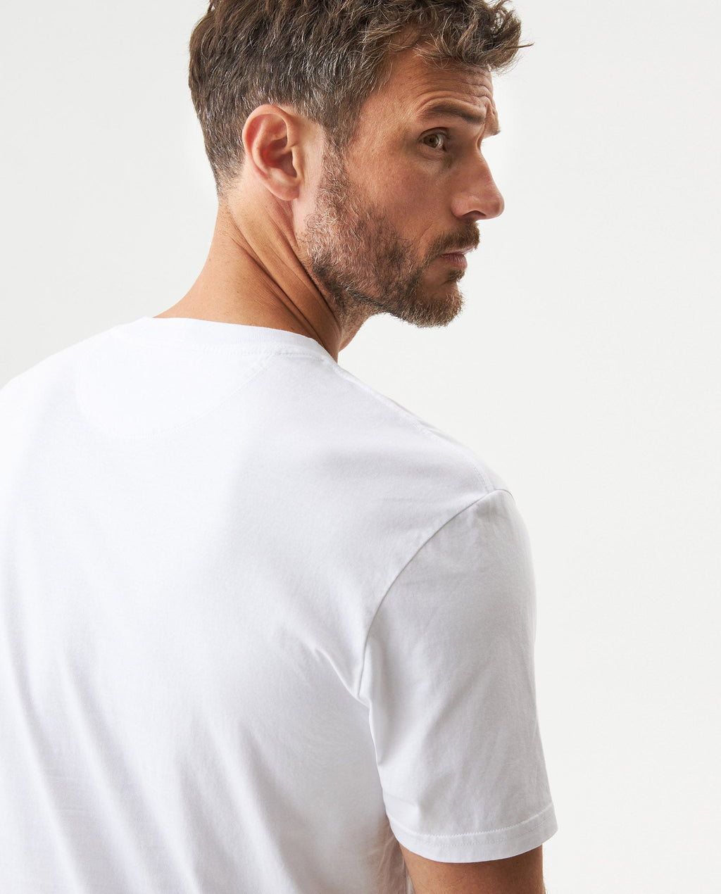 Men's Slim Fit Short Sleeve T-shirt in Cotton, Festive - 6