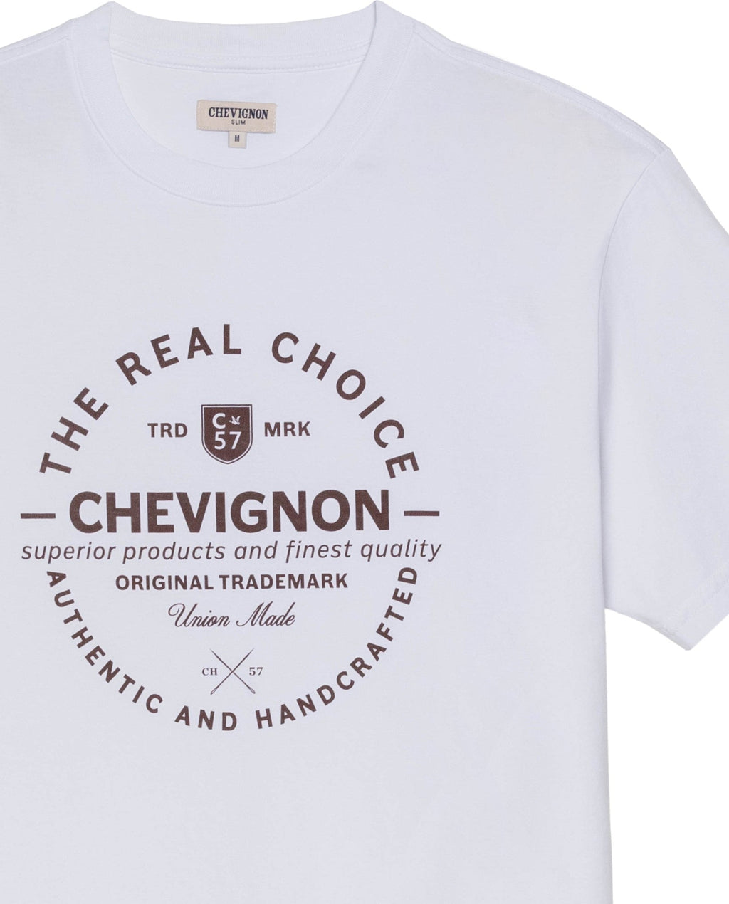 Men's Slim Fit Short Sleeve T-shirt in Cotton, Festive - 7