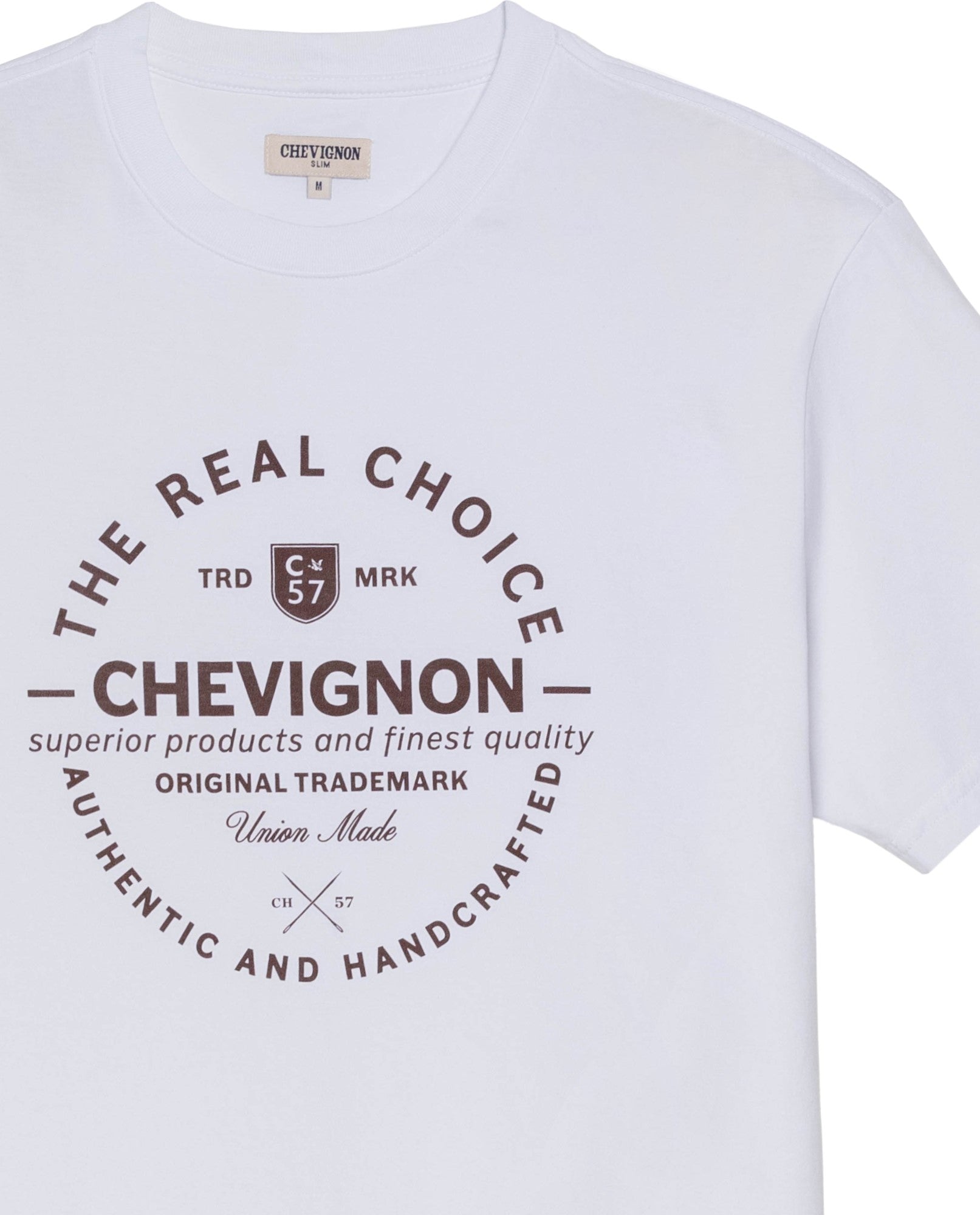 Men's Slim Fit Short Sleeve T-shirt in Cotton, Festive - 7