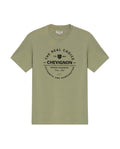 Men's Slim Fit Short Sleeve T-shirt in Cotton, Festive - 1