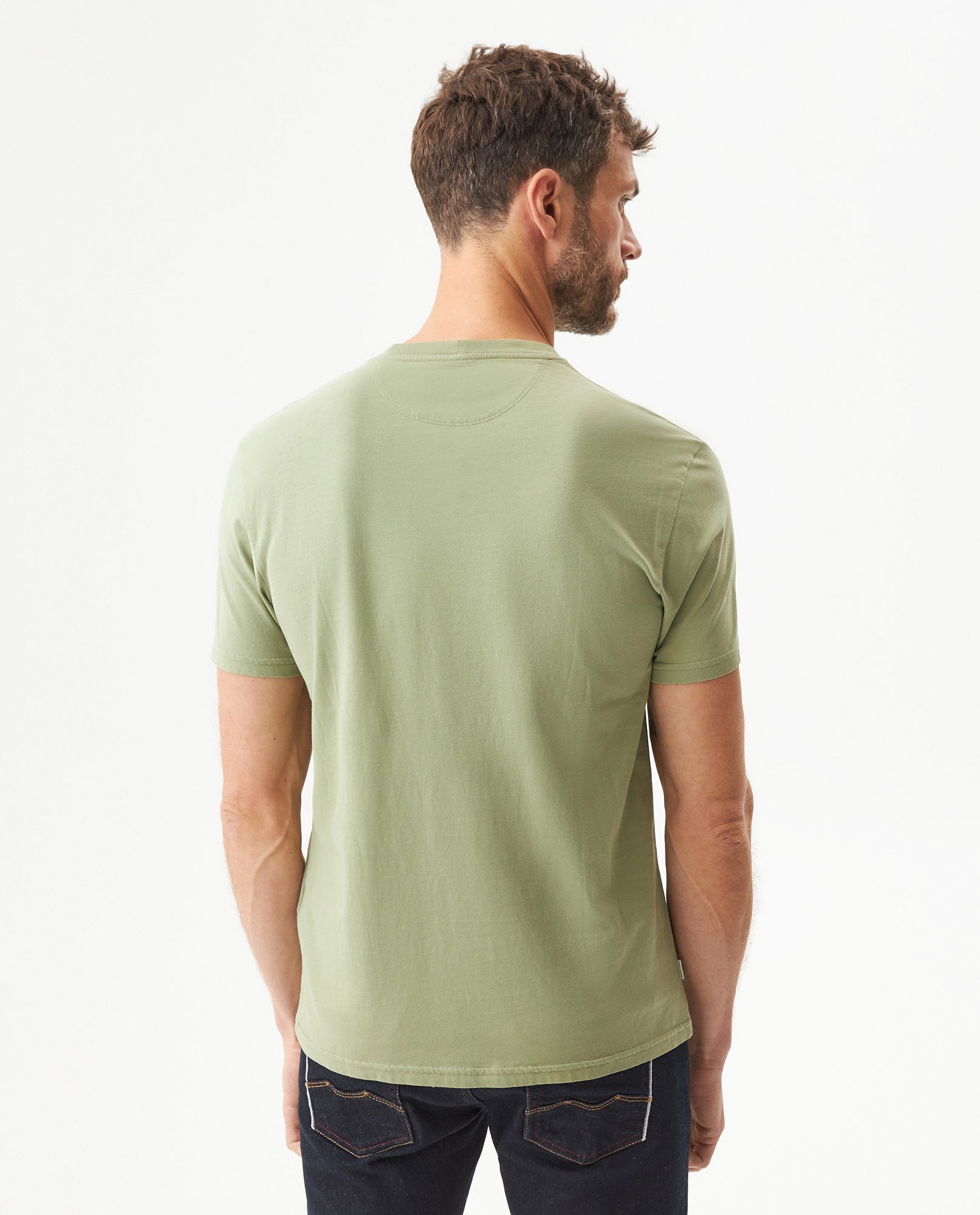 Men's Slim Fit Short Sleeve T-shirt in Cotton, Festive - 5