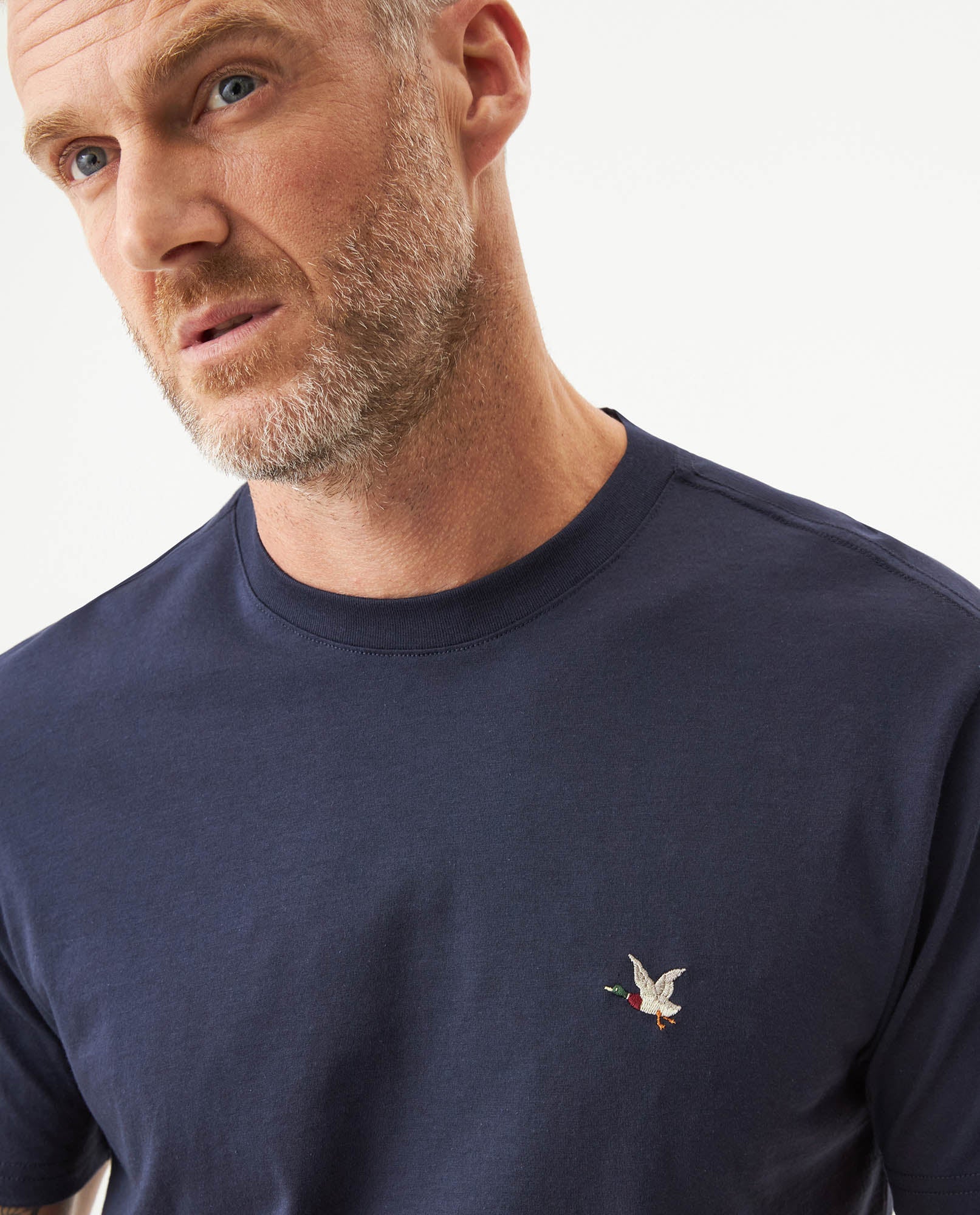 Men's Essential Slim Fit Short Sleeve T-shirt in Pima Cotton, Heritage - 4