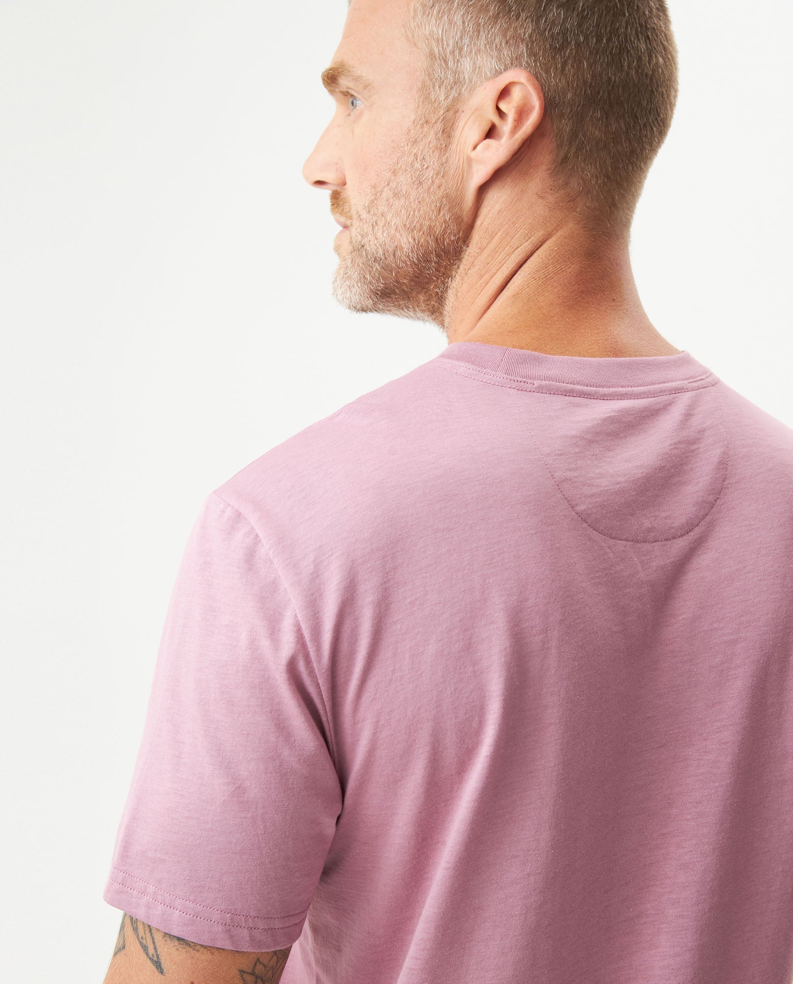 Men's Essential Slim Fit Short Sleeve T-shirt in Pima Cotton, Heritage - 6