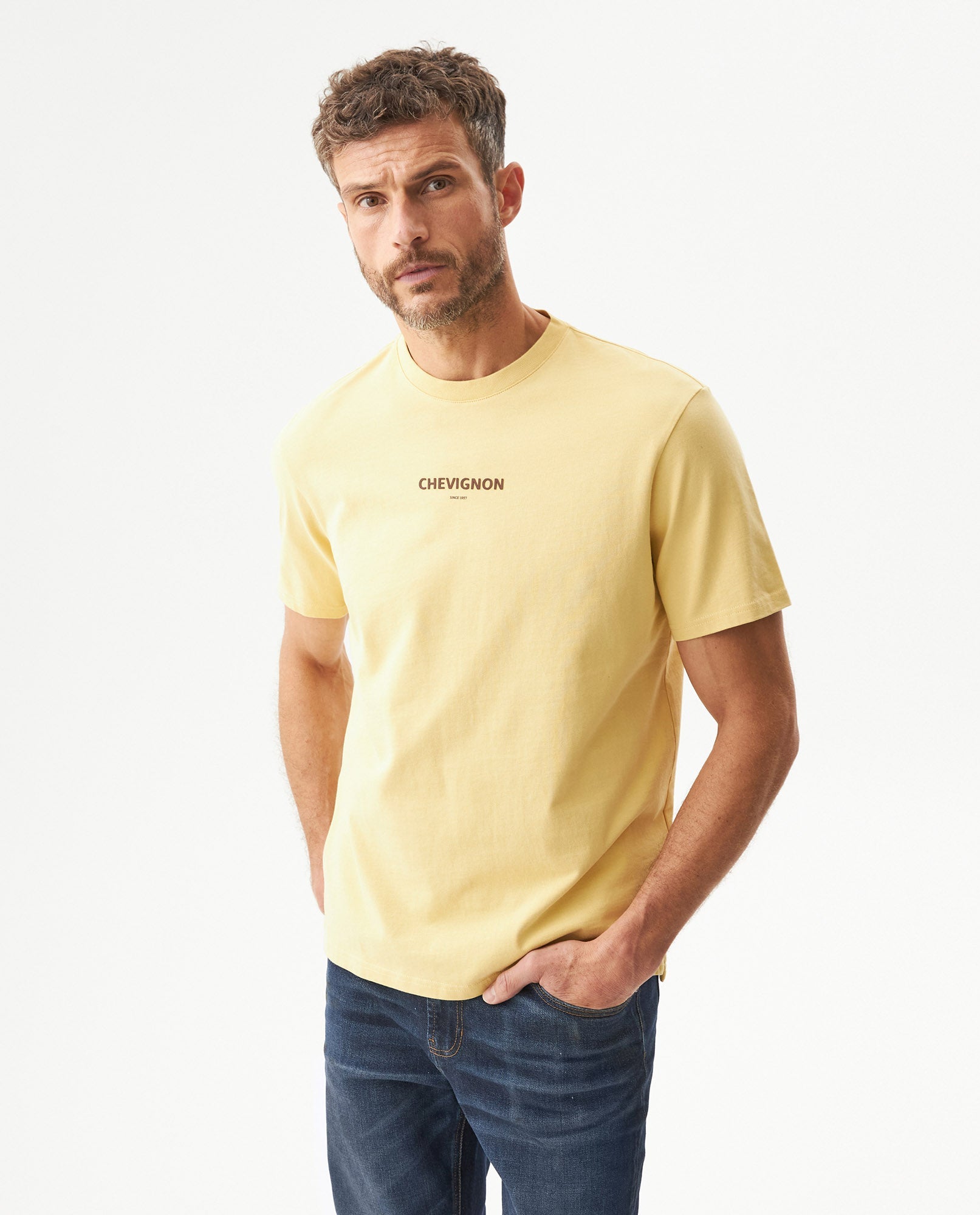 Men's Classic Fit T-shirt in Cotton, Elegant - 2