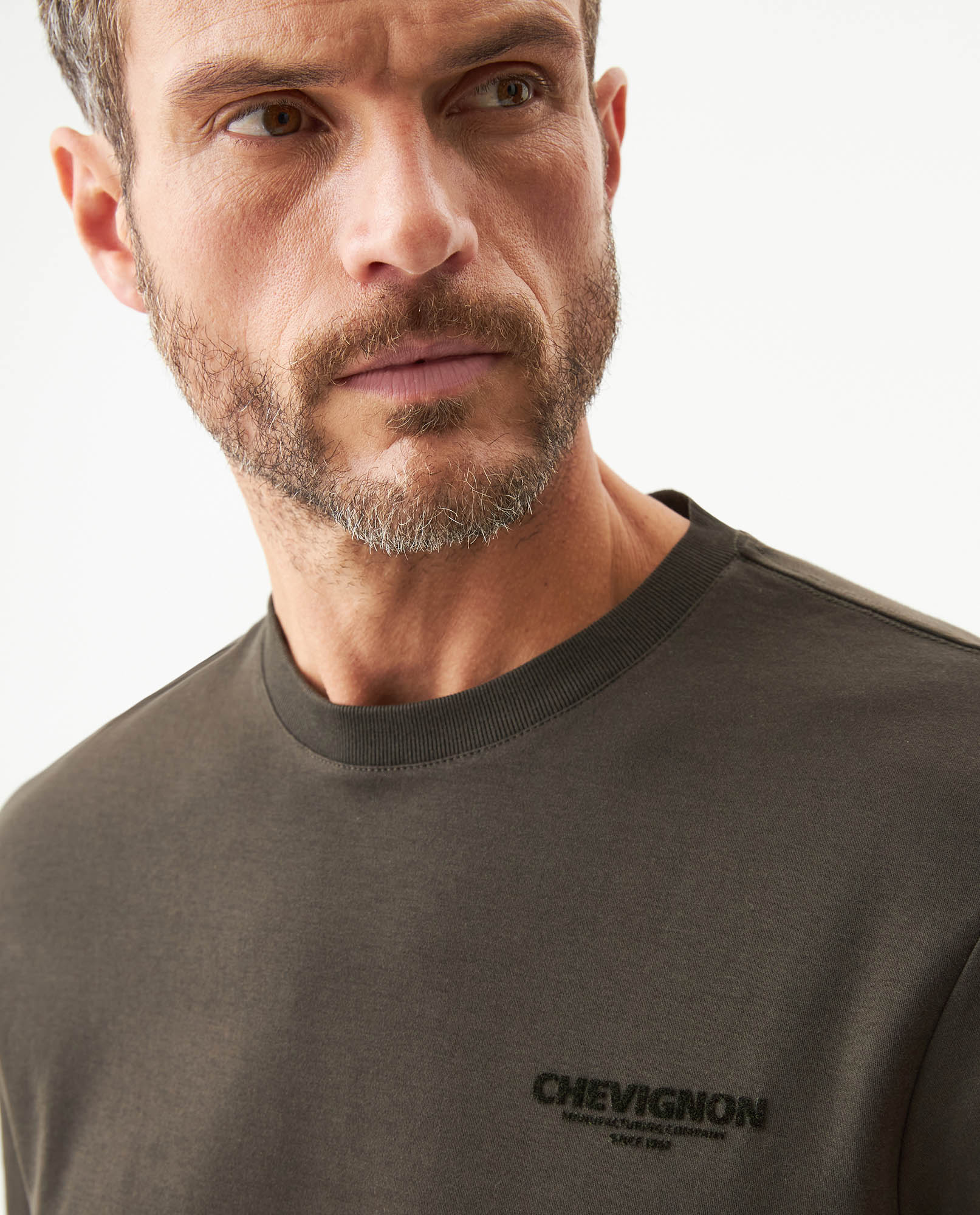 Men's Classic Fit Printed T-shirt in Cotton, Shipyard - 4