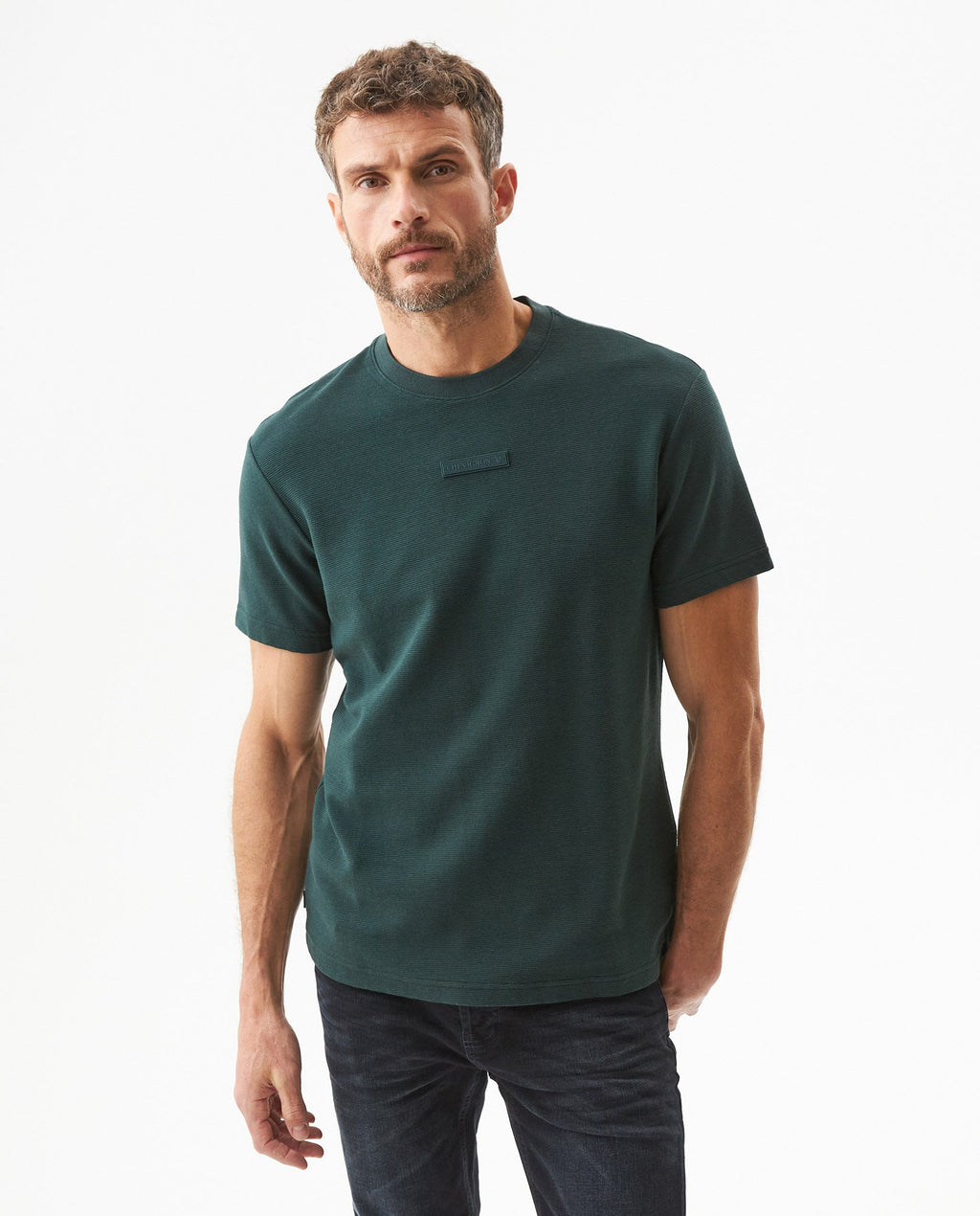 Men's Classic Fit Embroidered T-shirt in Cotton, Moorings - 2