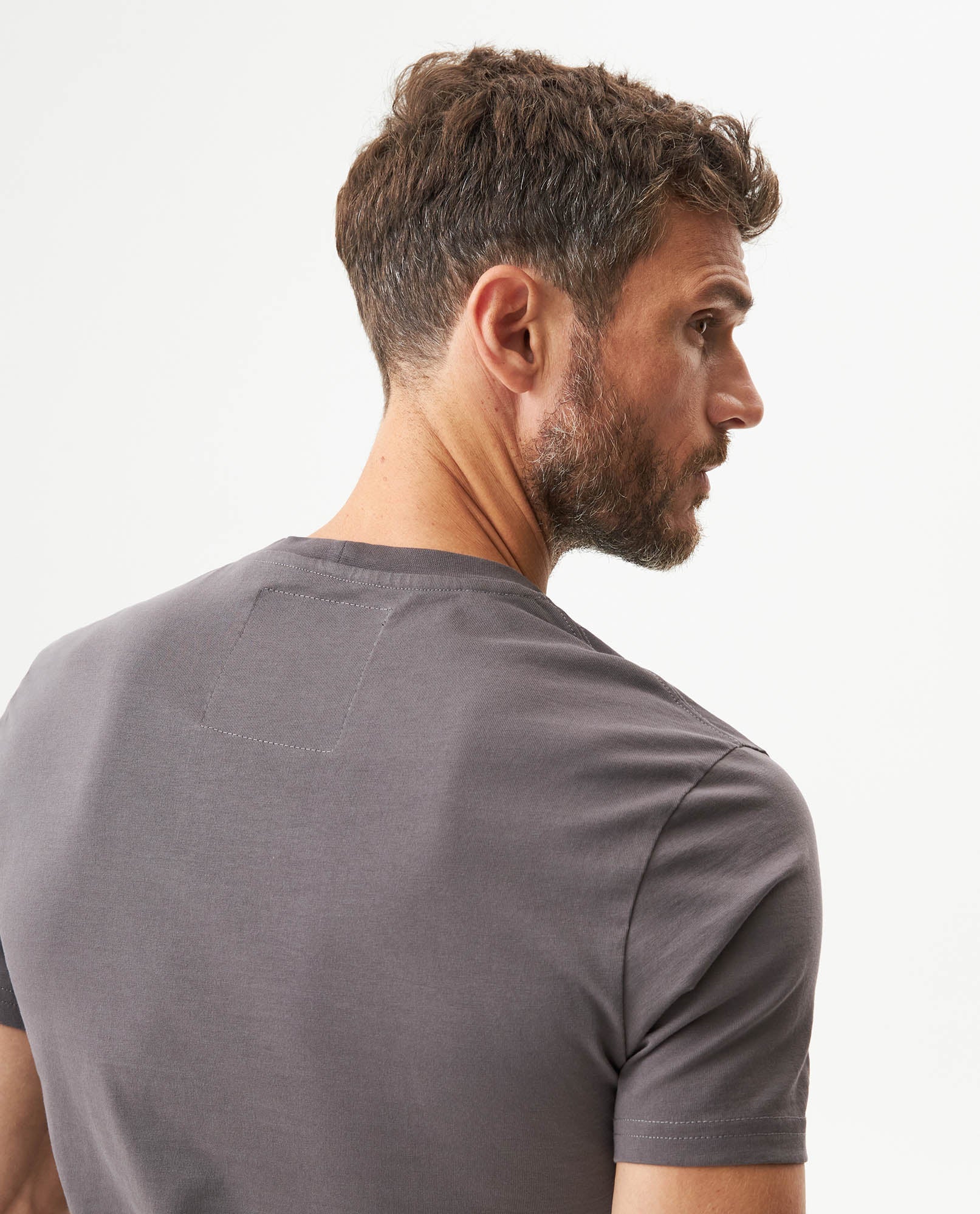 Men's Racing Slim Fit T-shirt in Cotton, Majestic - 6