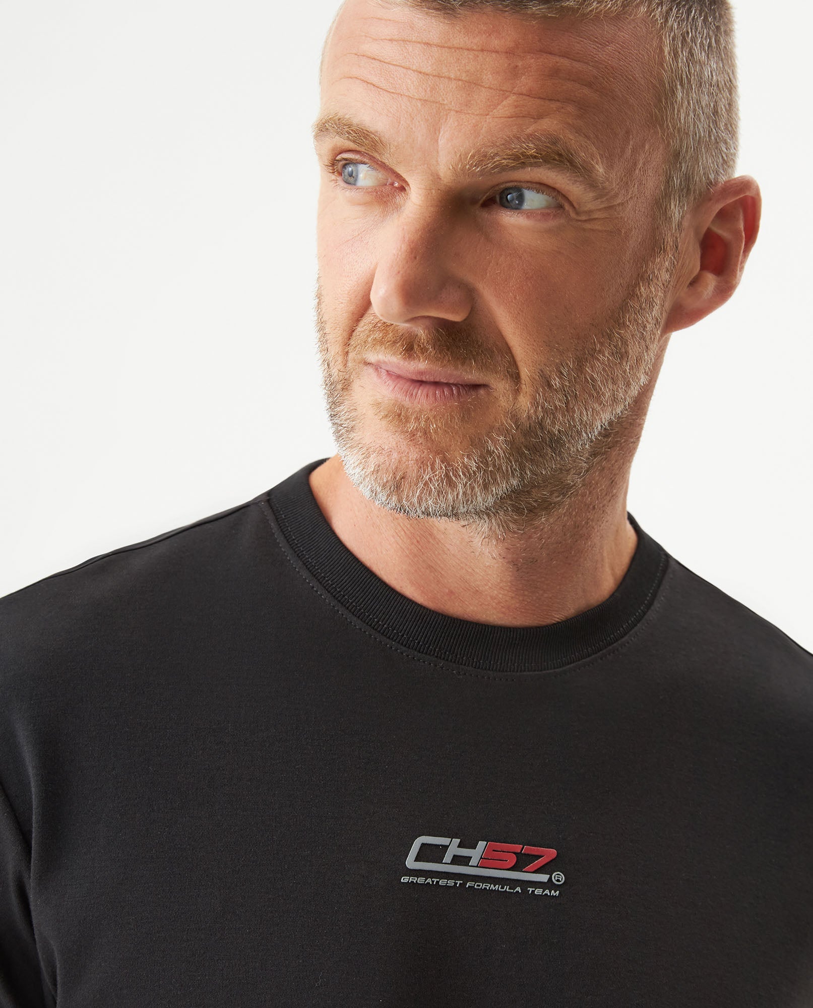 Men's Racing Graphic Slim Fit T-shirt in Cotton, Wharf - 4