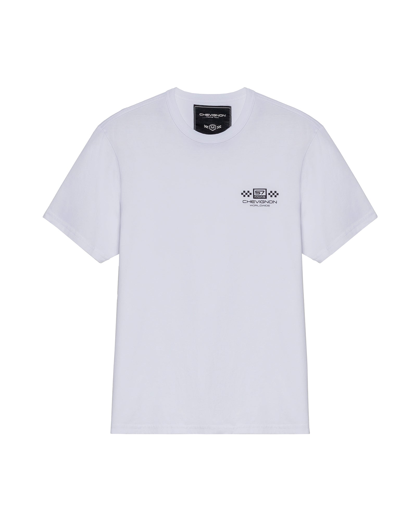 Men's Racing Slim Fit T-shirt in Cotton, Nautical - 1