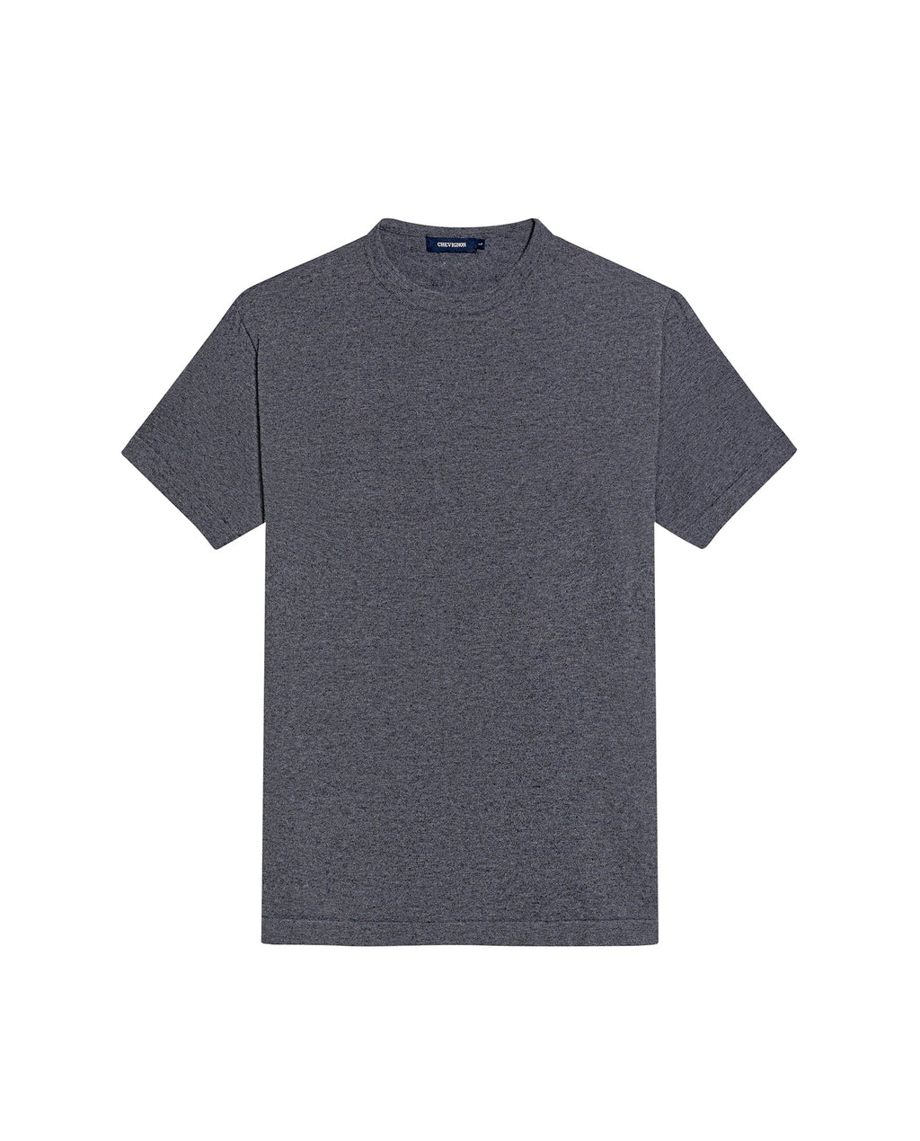 Men's Heathered Cotton Knit T-shirt, Sparkle - 1